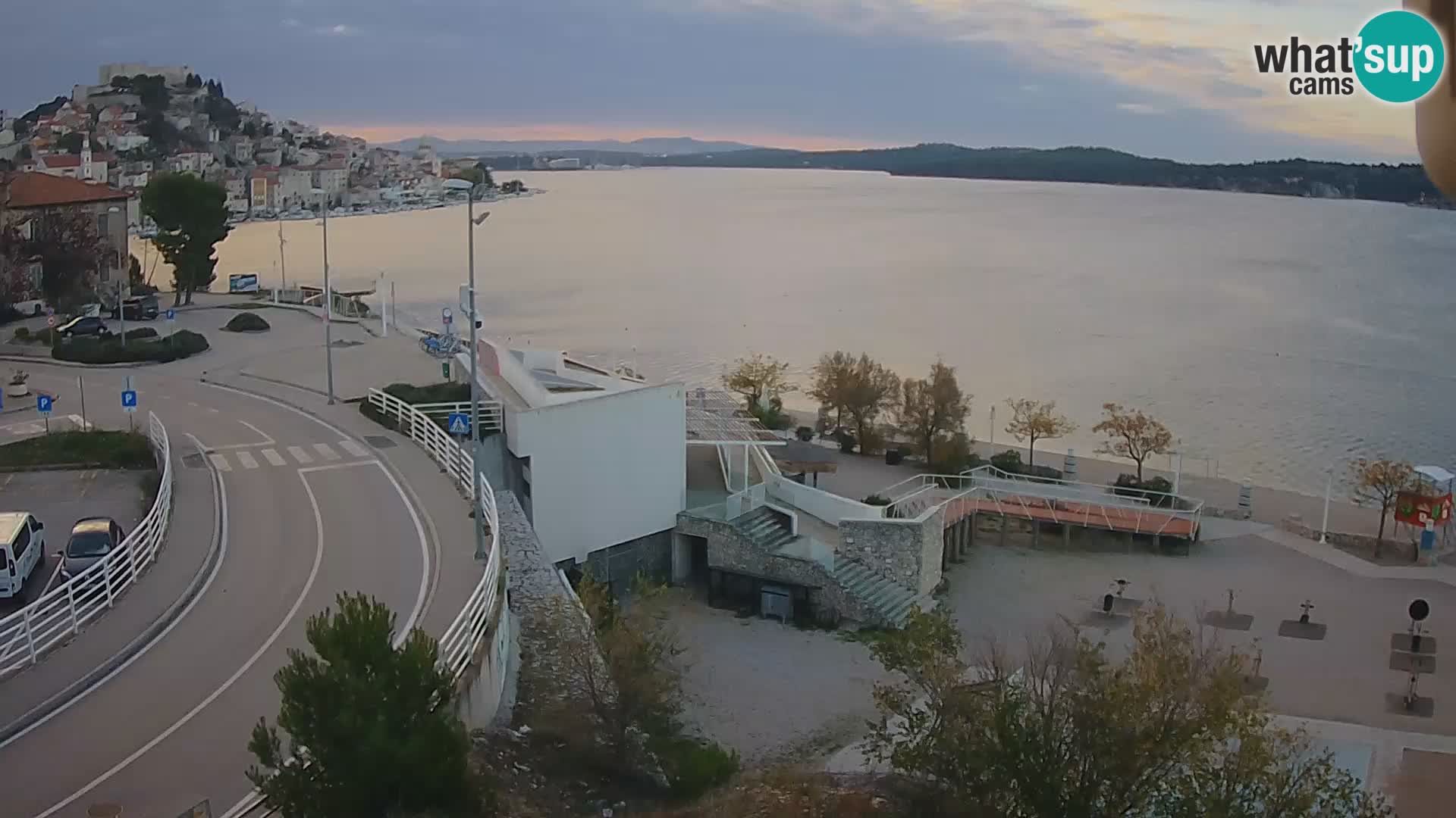 Šibenik webcam Beach Banj