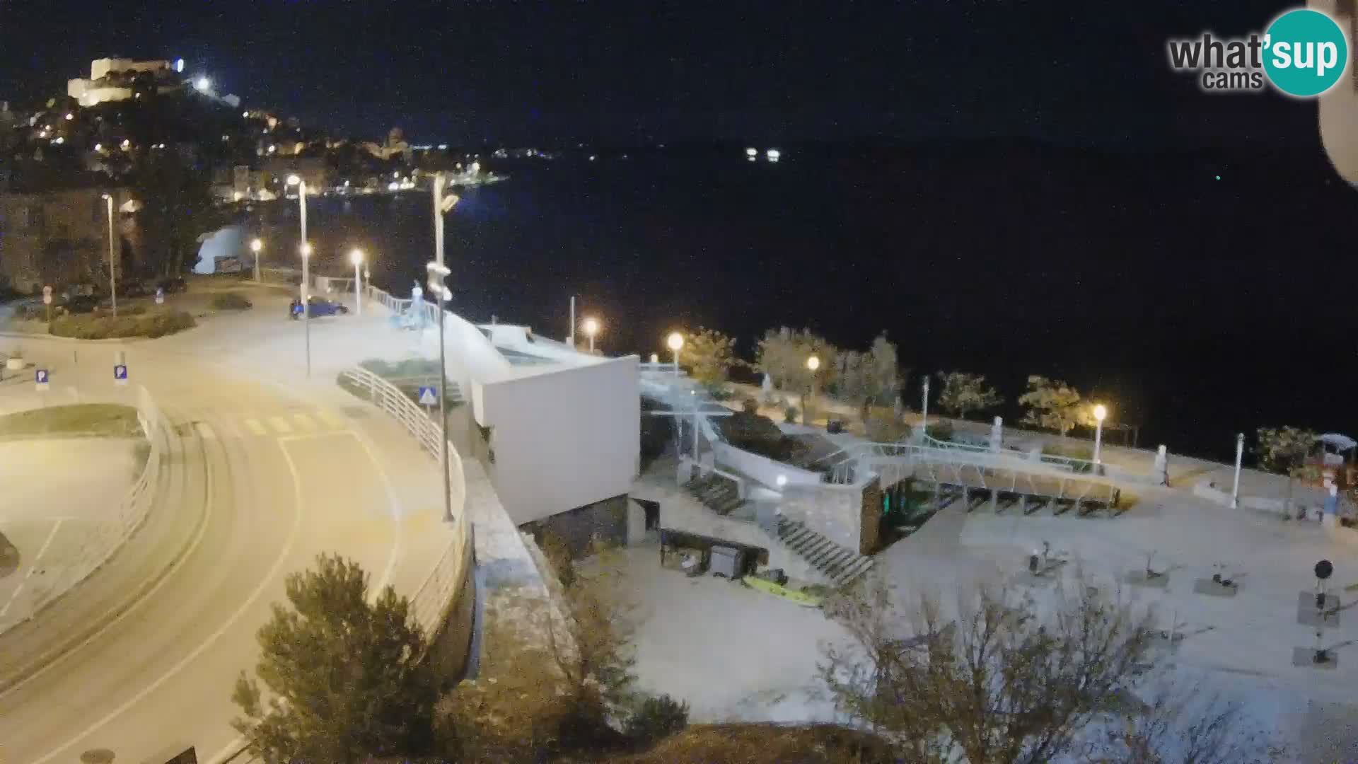Šibenik webcam Beach Banj