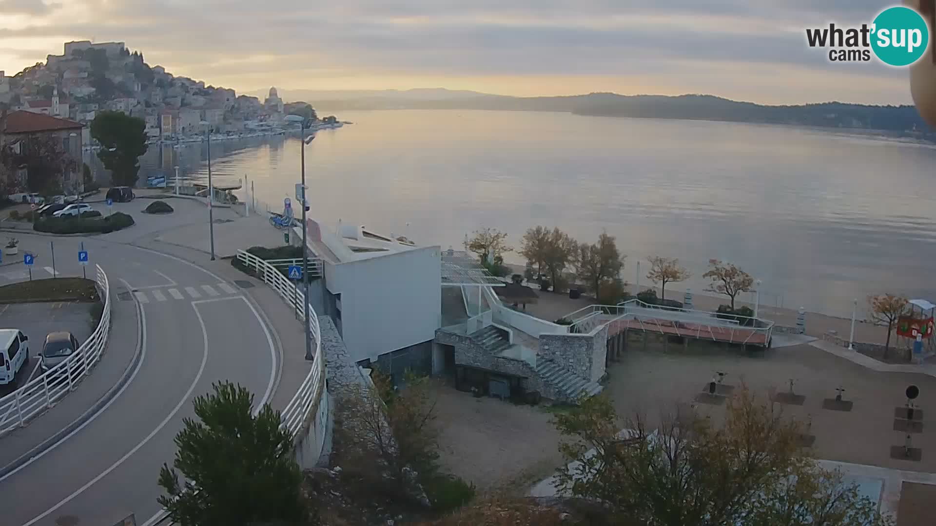 Šibenik webcam Beach Banj