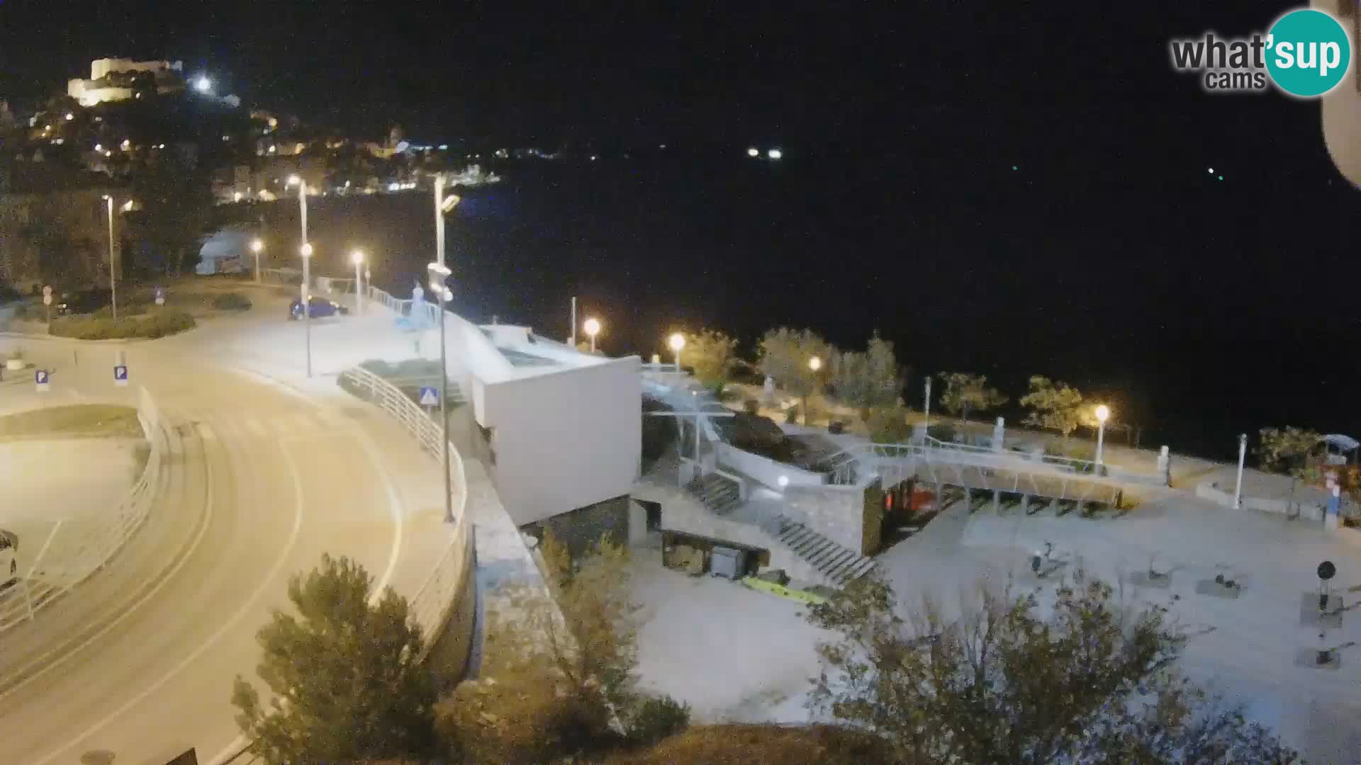 Šibenik webcam Beach Banj