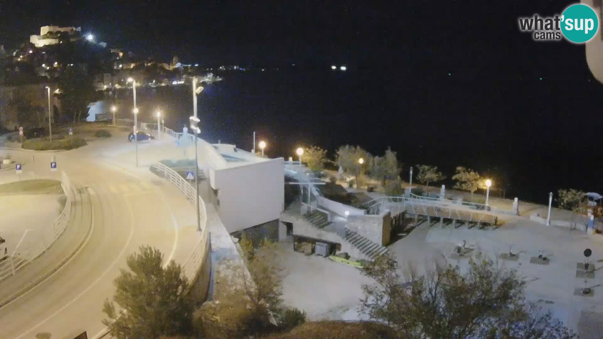 Šibenik webcam Beach Banj