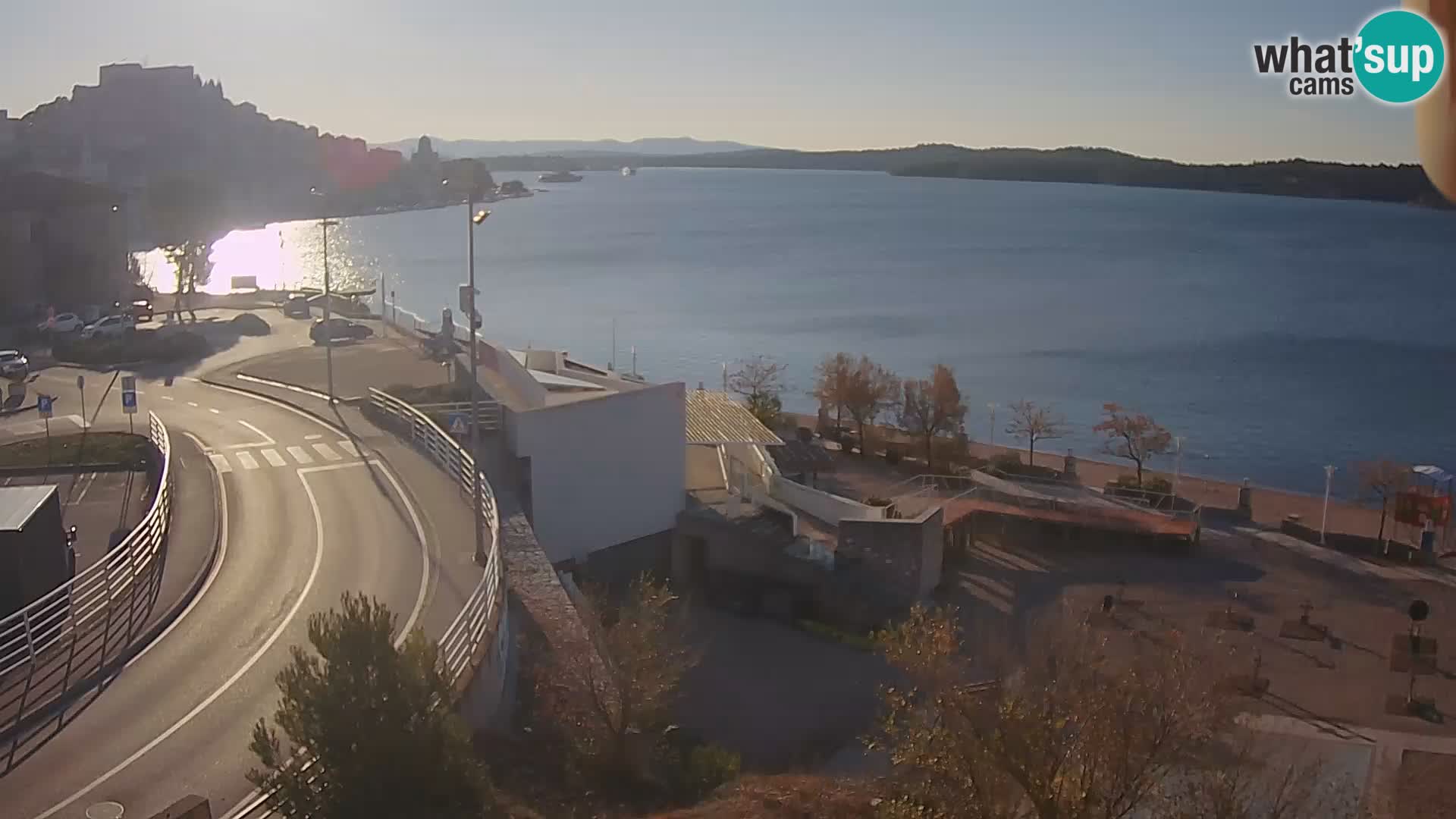 Šibenik webcam Beach Banj