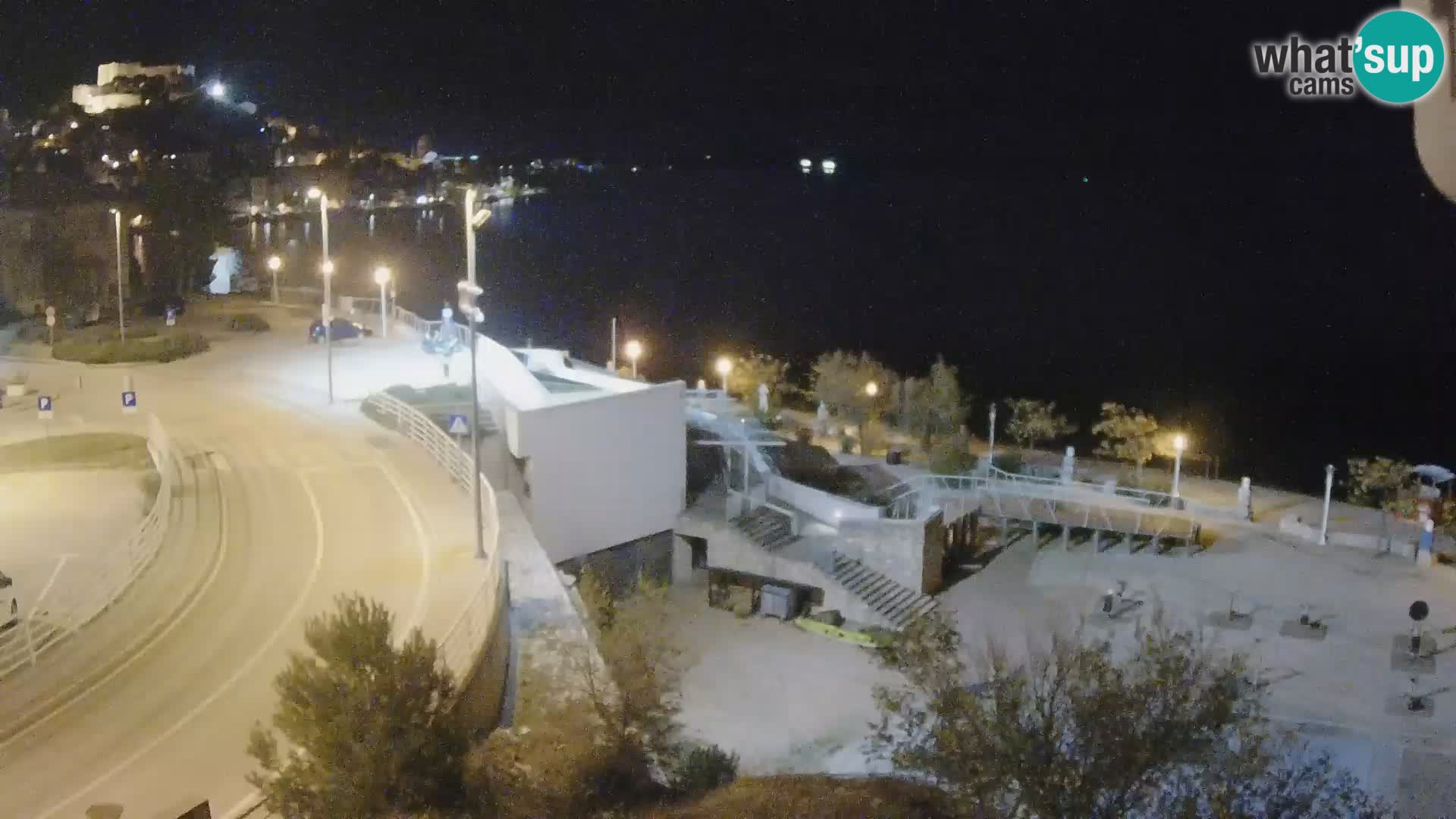 Šibenik webcam Beach Banj