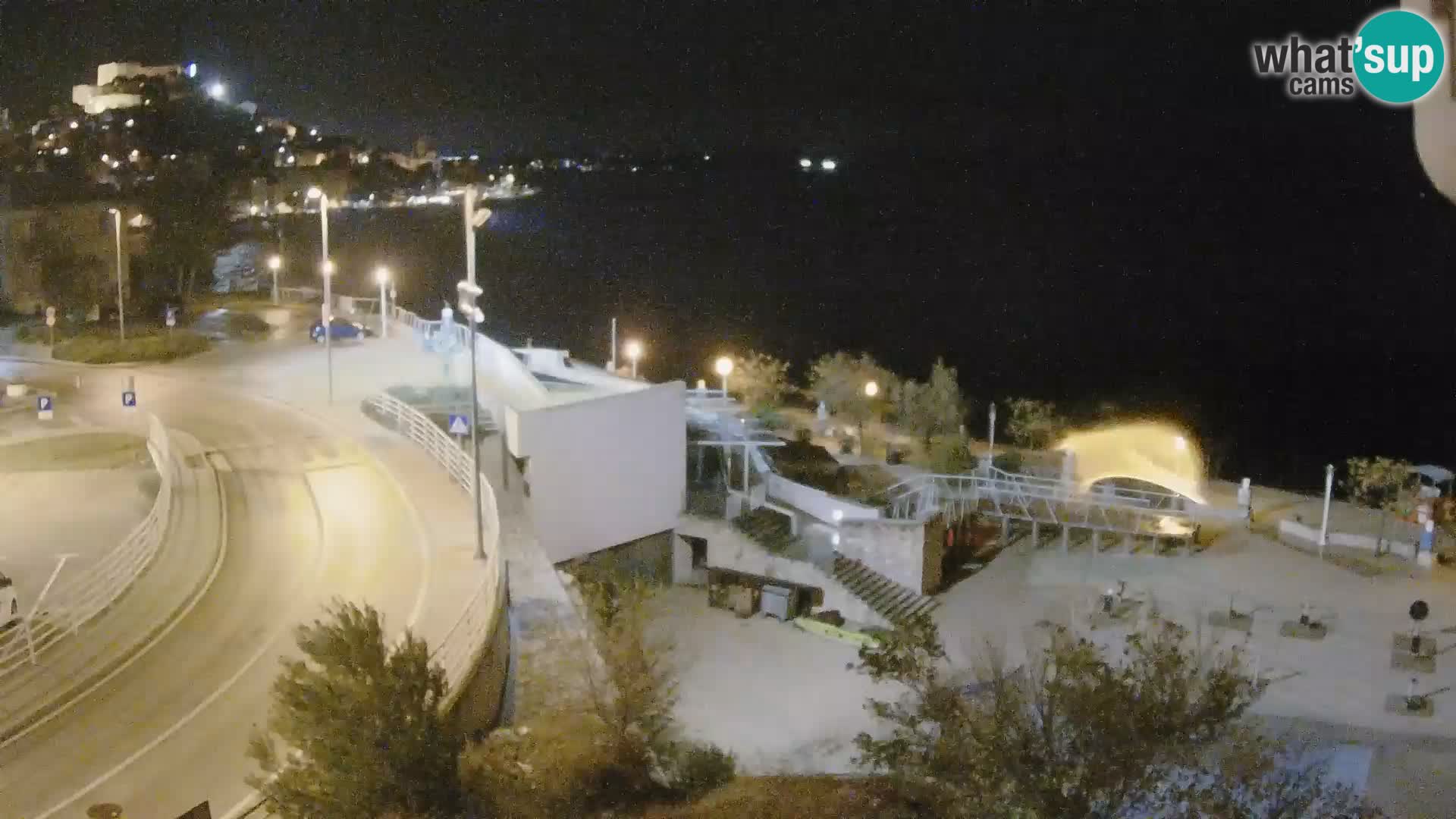 Šibenik webcam Beach Banj