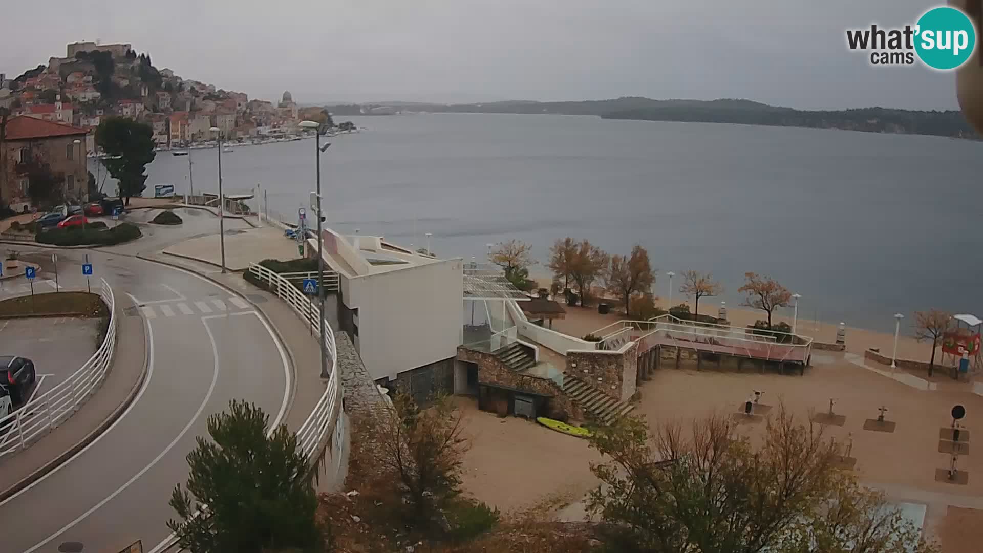 Šibenik webcam Beach Banj