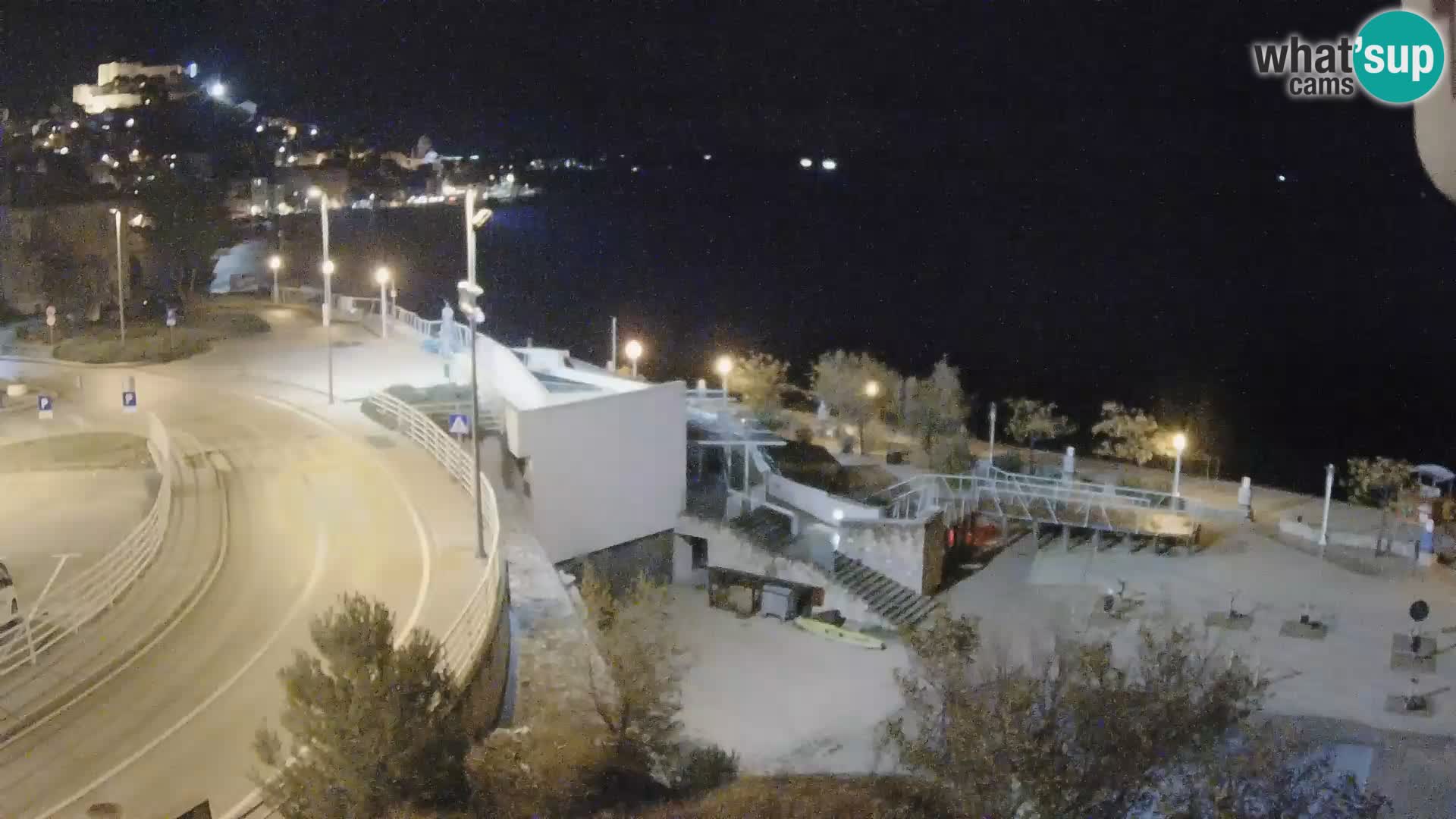 Šibenik webcam Beach Banj