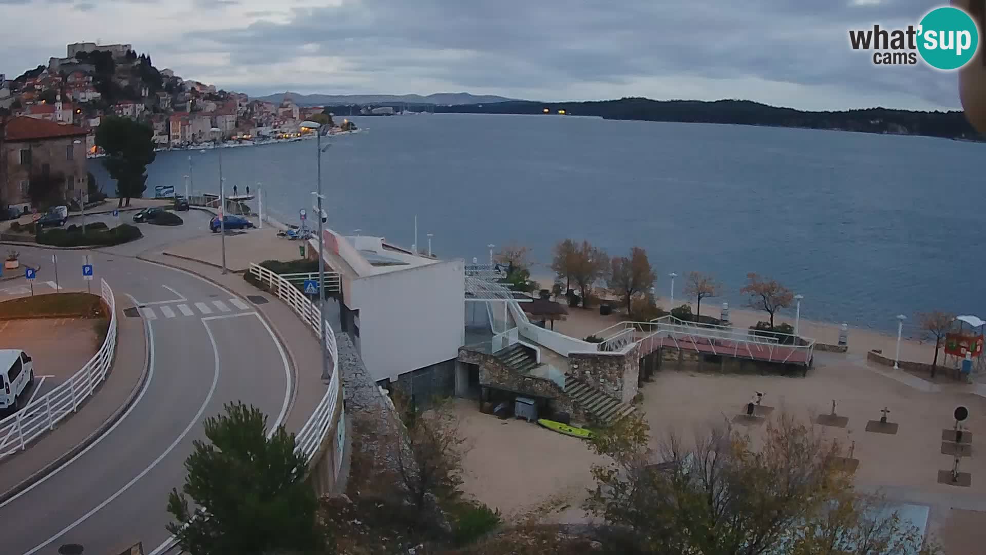 Šibenik webcam Beach Banj