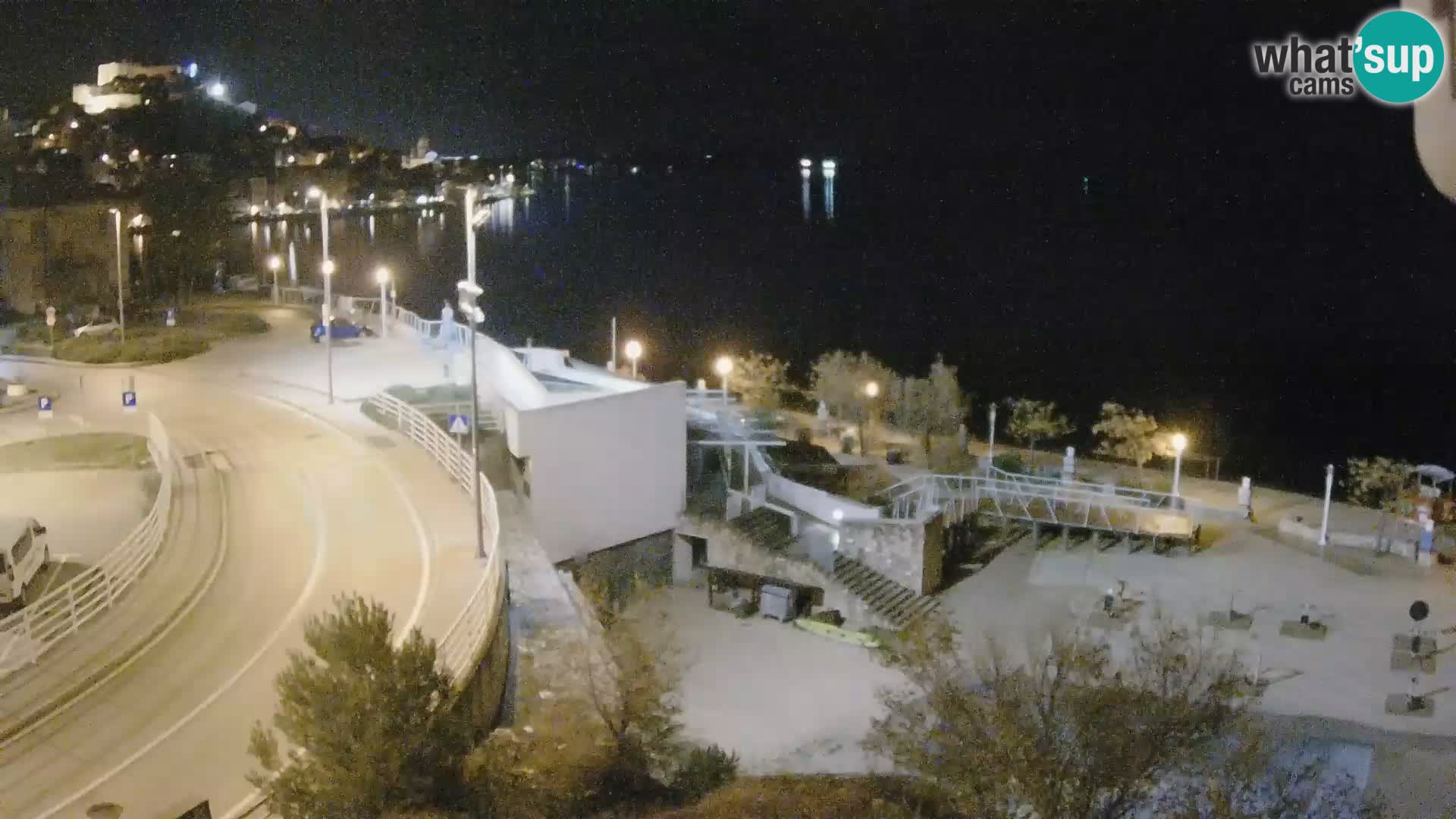 Šibenik webcam Beach Banj
