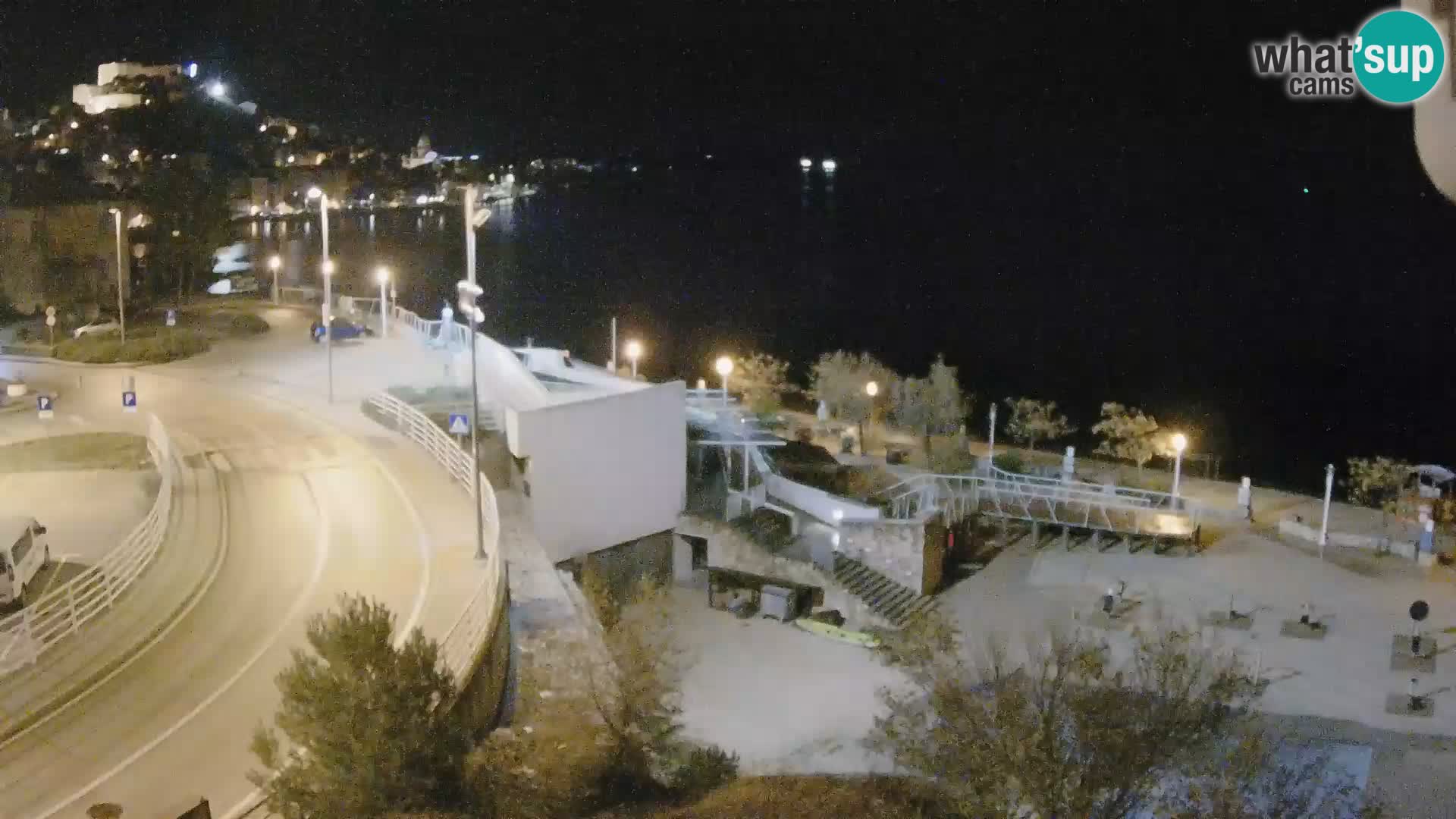 Šibenik webcam Beach Banj