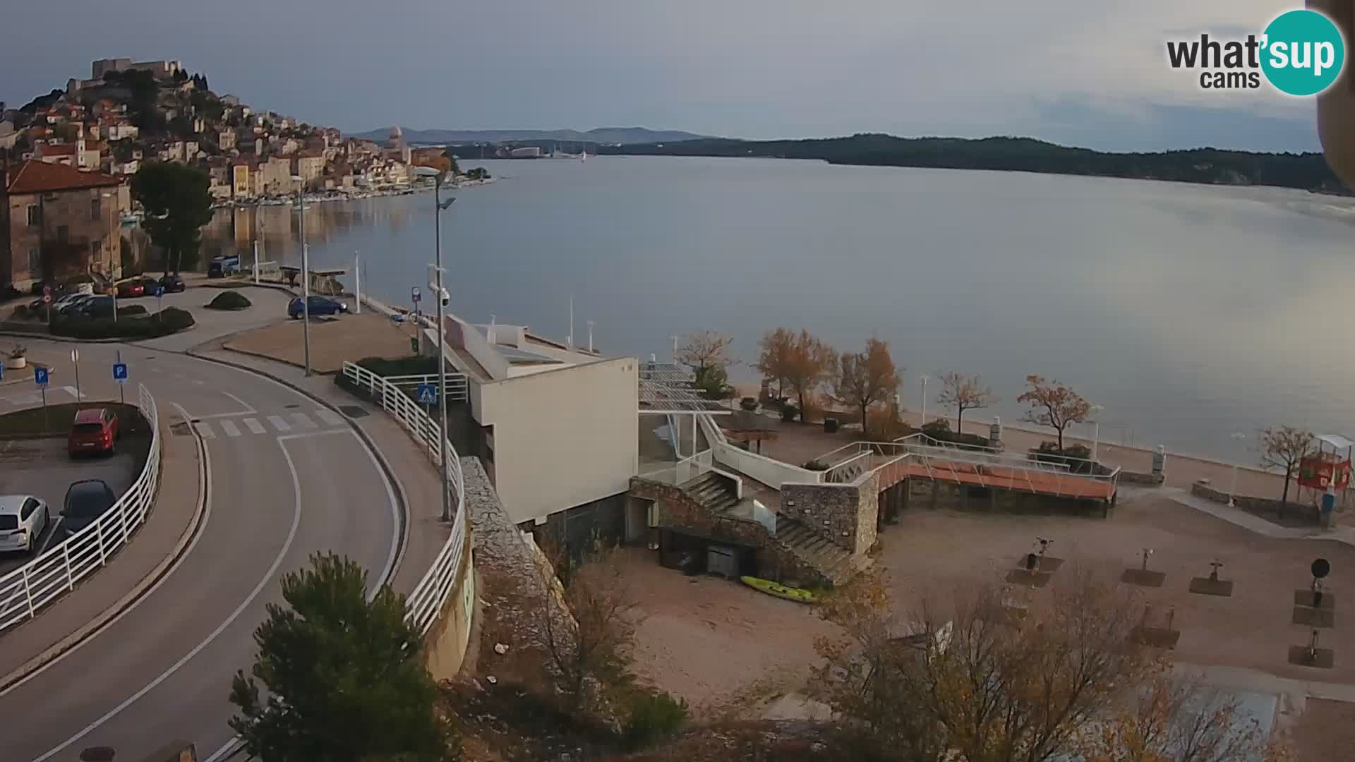 Šibenik webcam Beach Banj