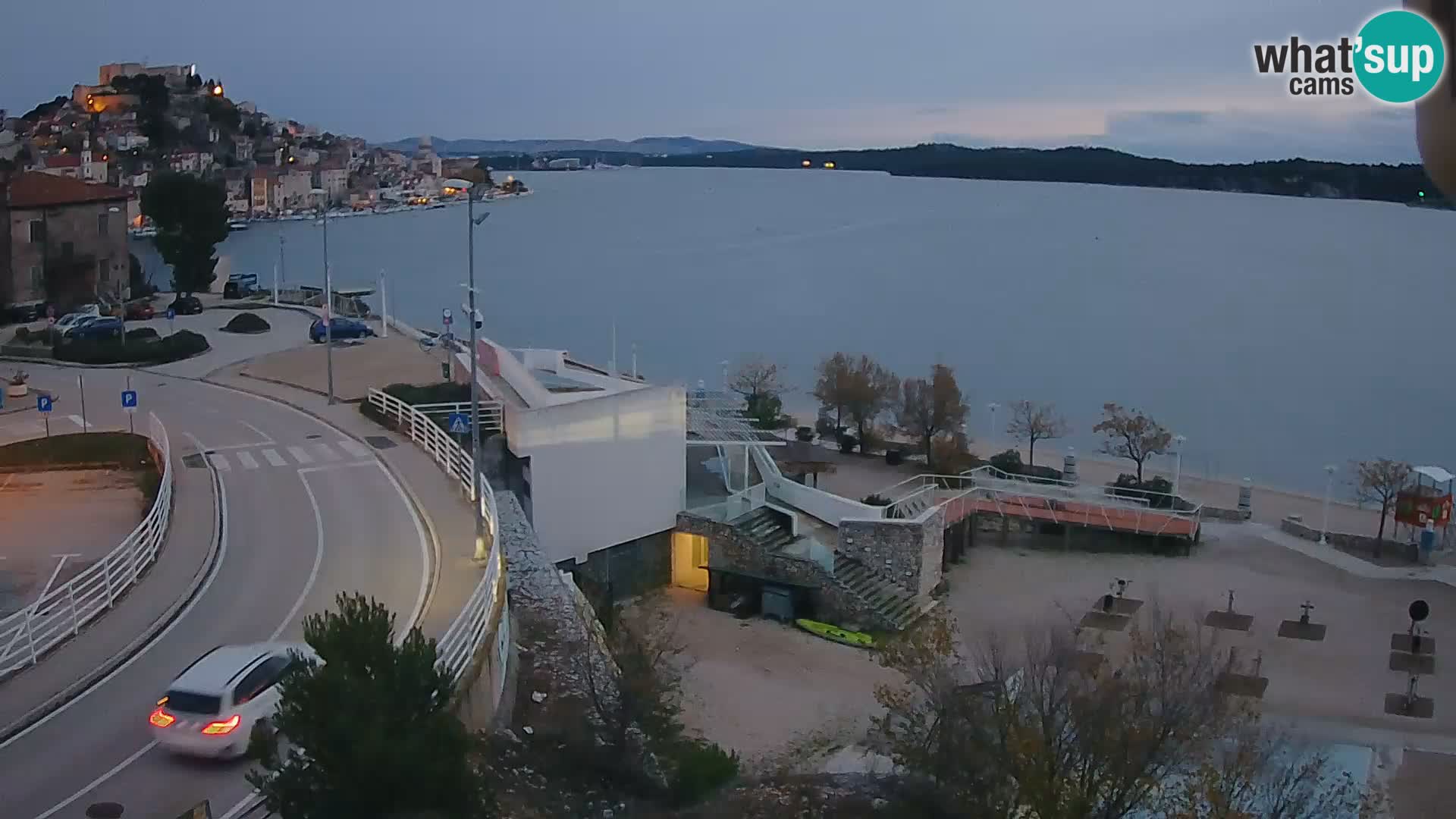 Šibenik webcam Beach Banj