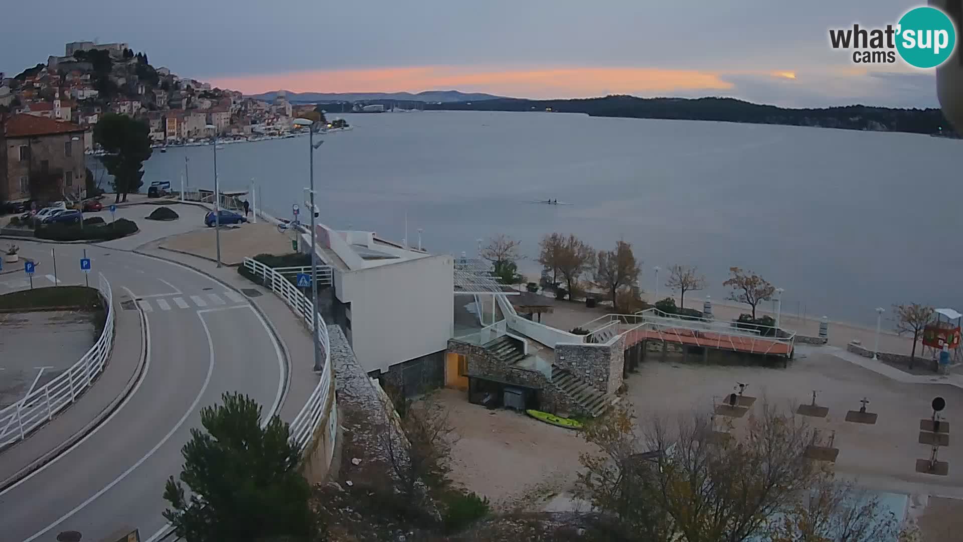 Šibenik webcam Beach Banj