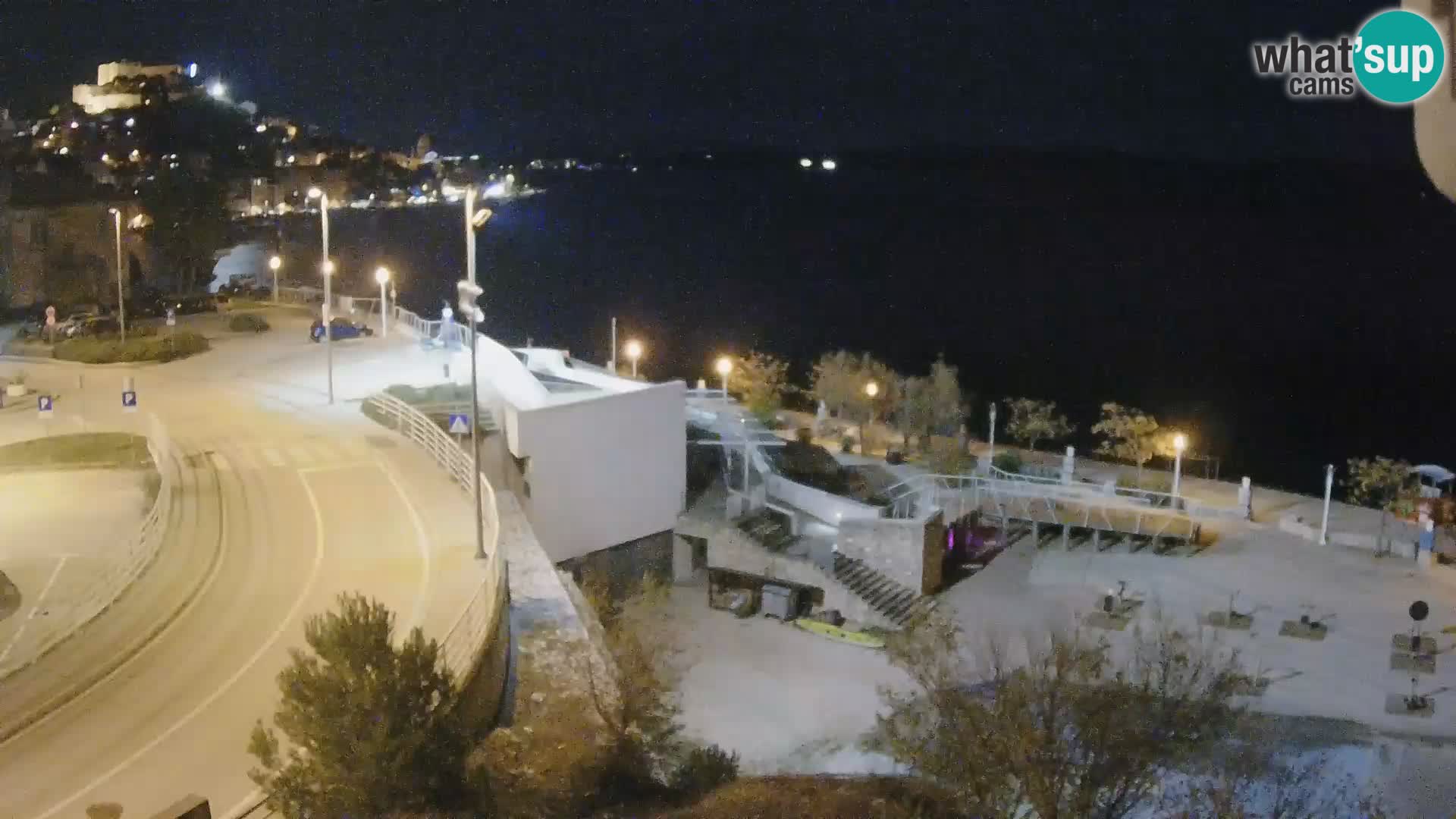 Šibenik webcam Beach Banj