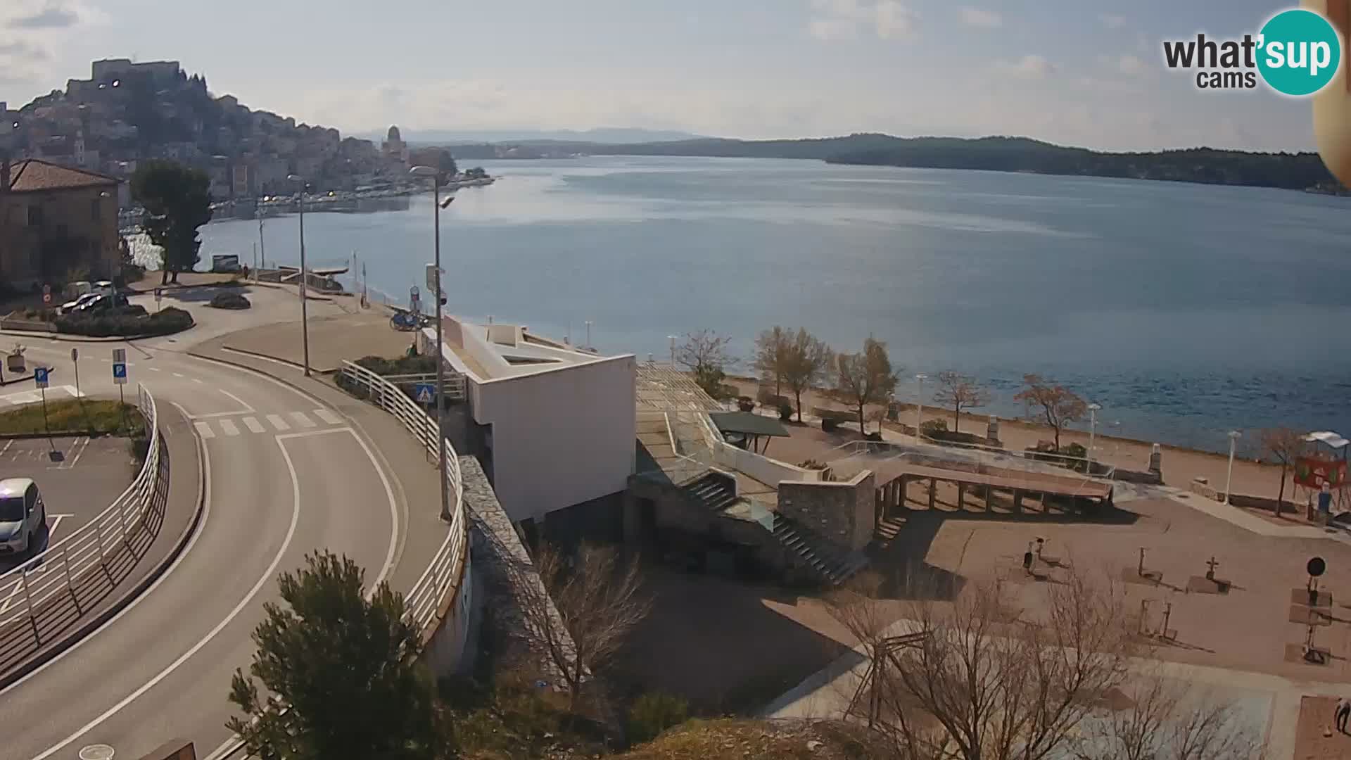 Šibenik webcam Beach Banj