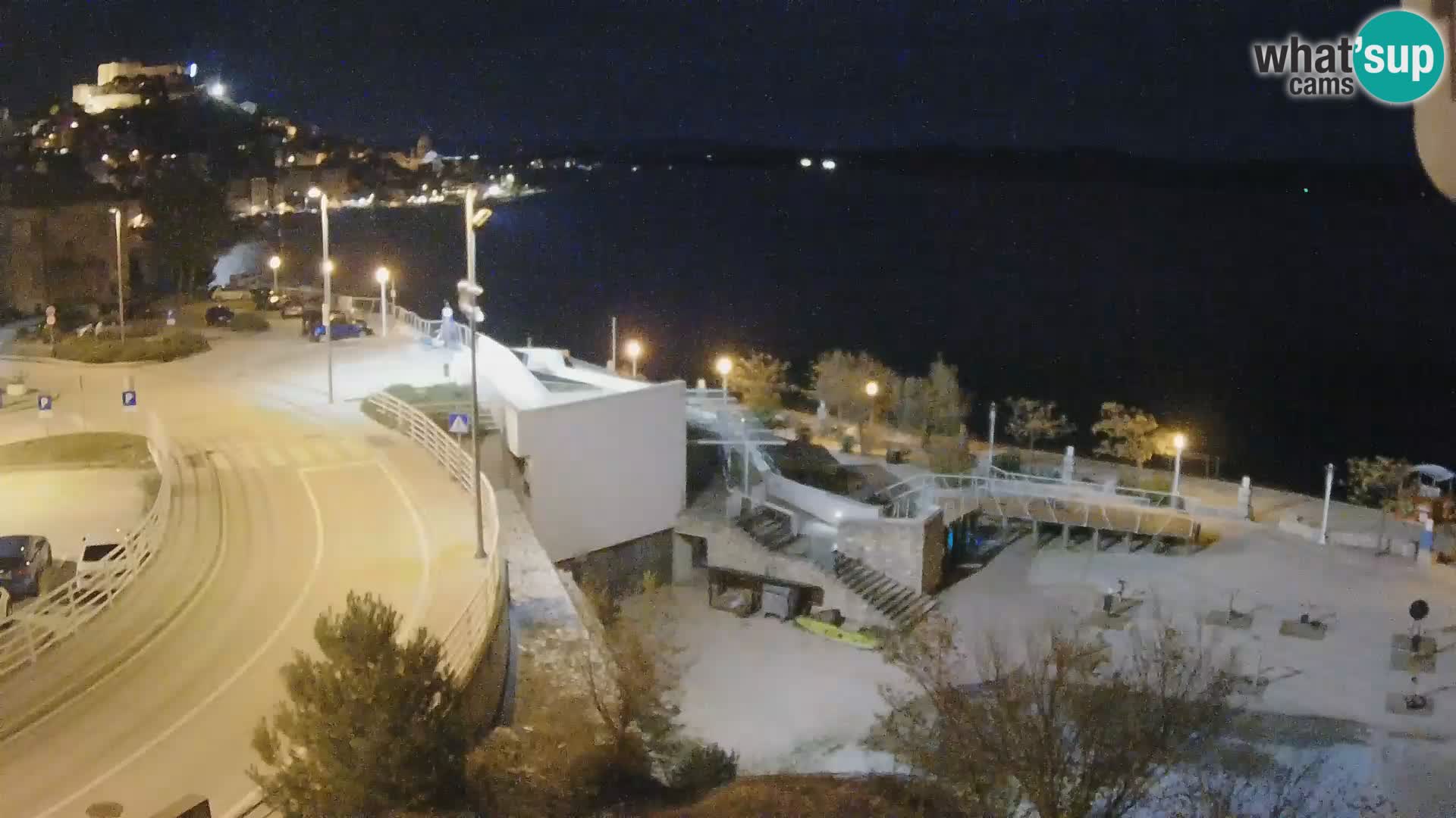 Šibenik webcam Beach Banj