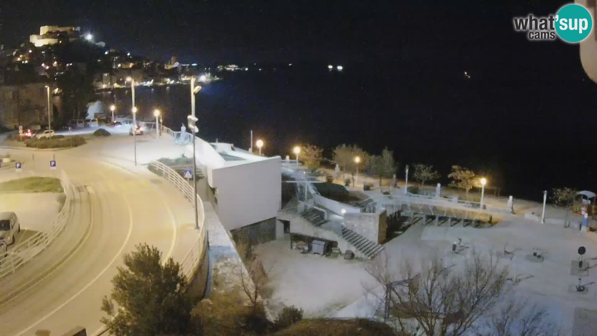 Šibenik webcam Beach Banj