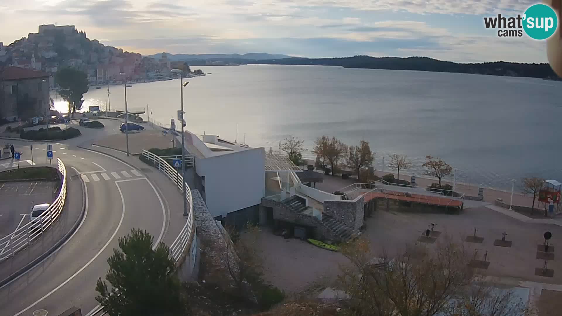 Šibenik webcam Beach Banj