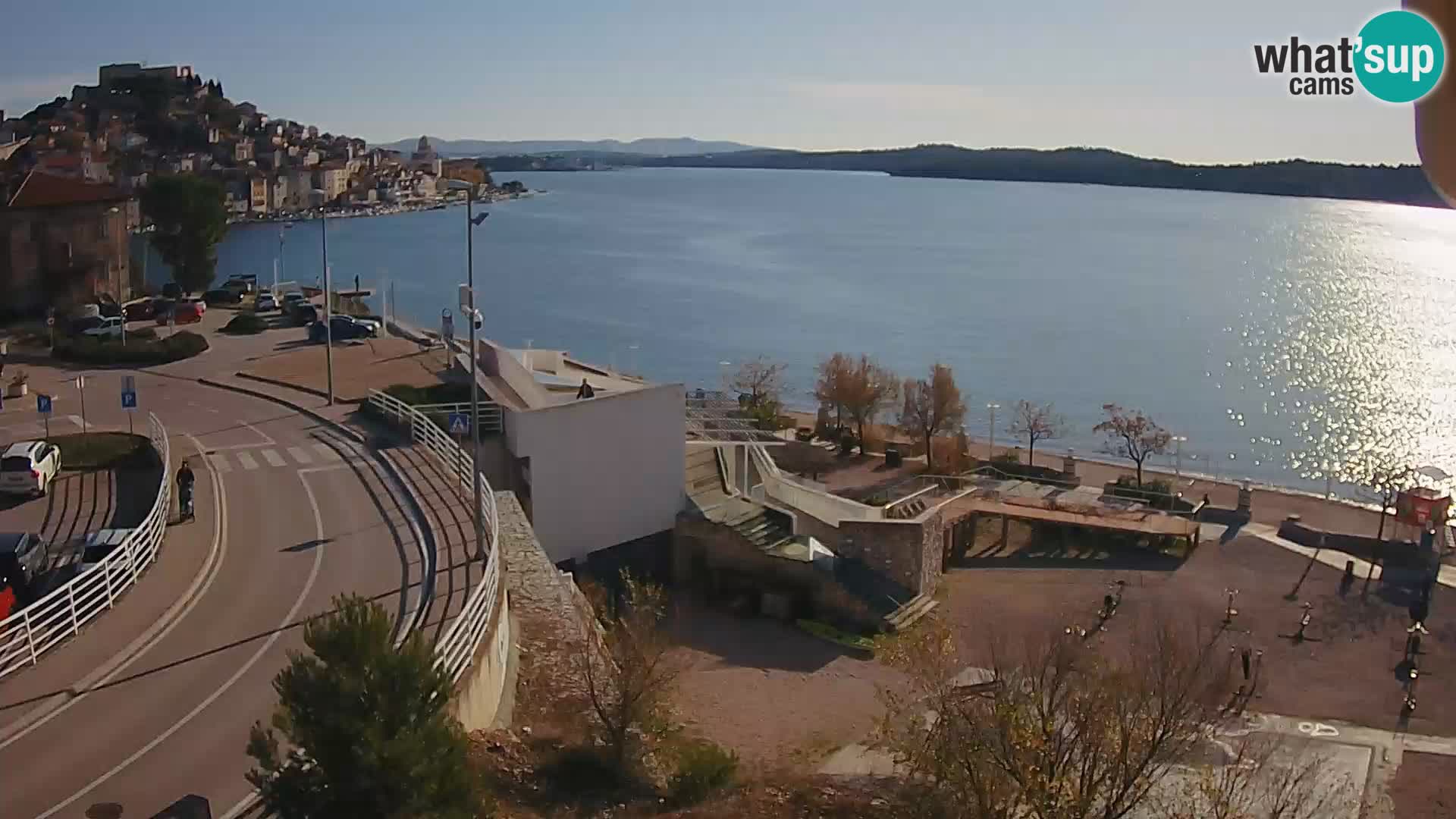 Šibenik webcam Beach Banj