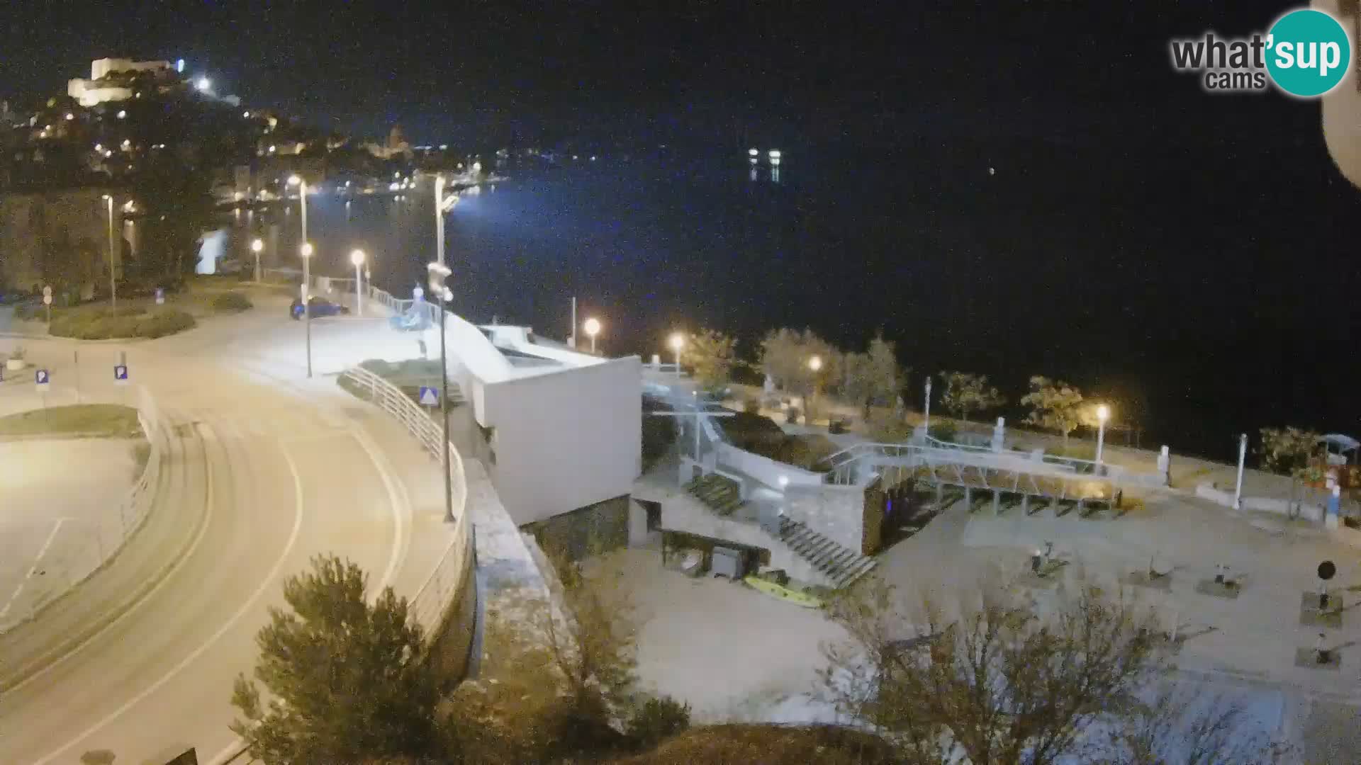 Šibenik webcam Beach Banj