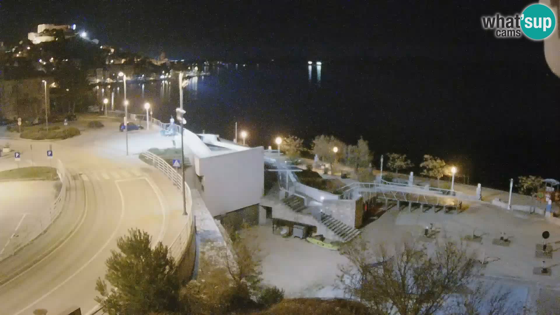 Šibenik webcam Beach Banj
