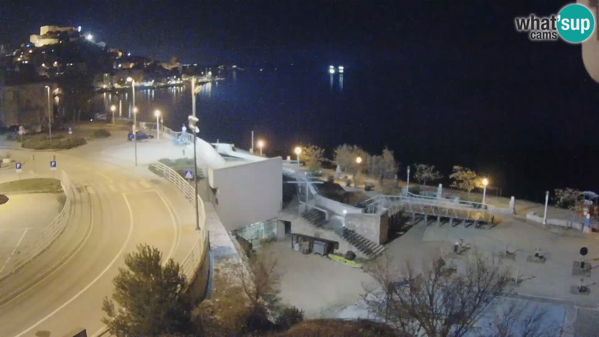 Šibenik webcam Beach Banj