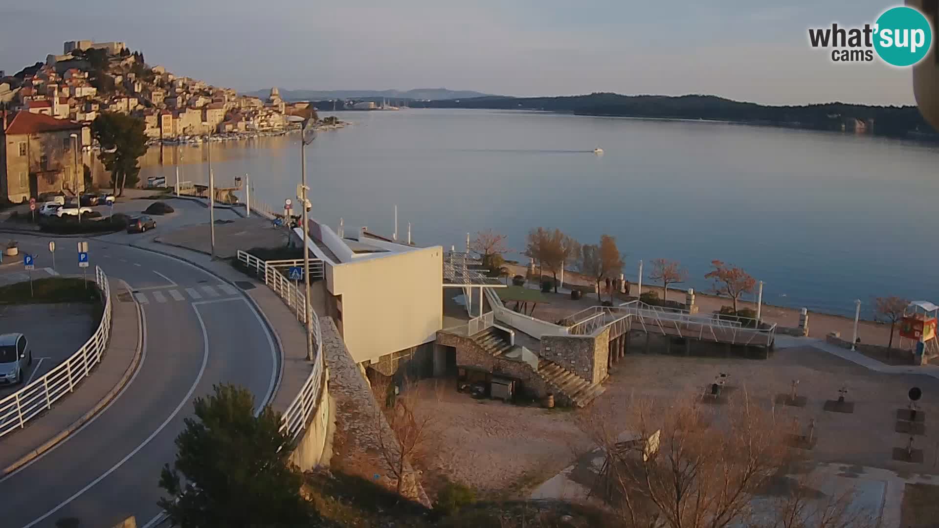 Šibenik webcam Beach Banj
