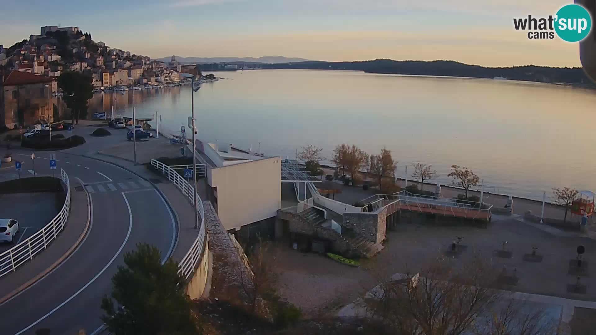 Šibenik webcam Beach Banj