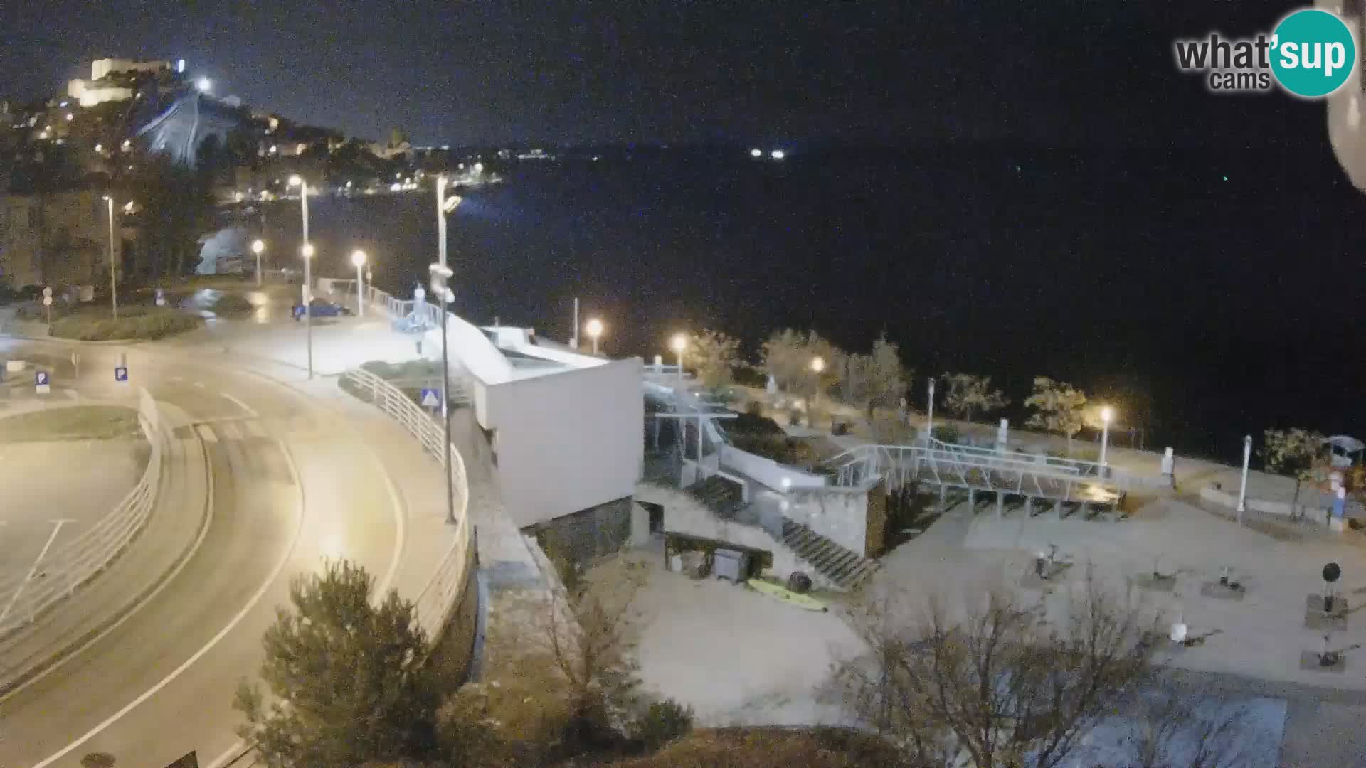 Šibenik webcam Beach Banj