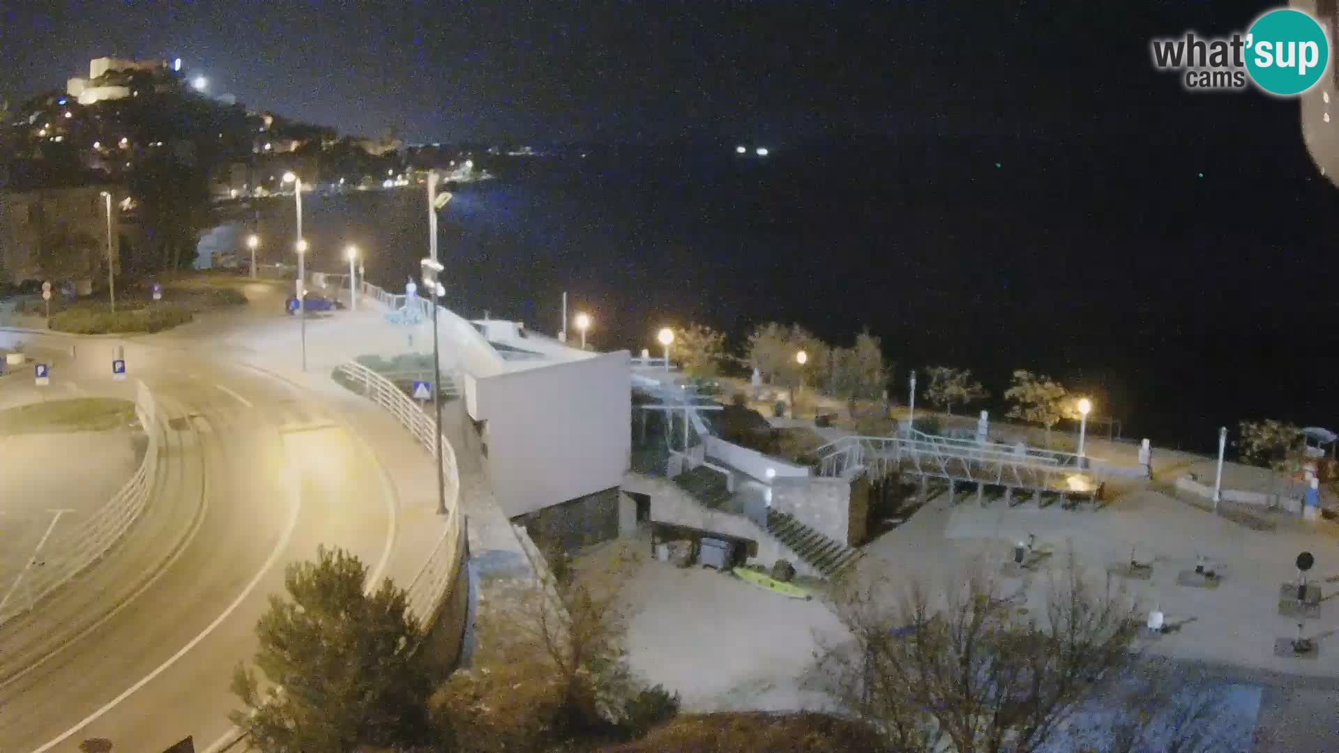 Šibenik webcam Beach Banj