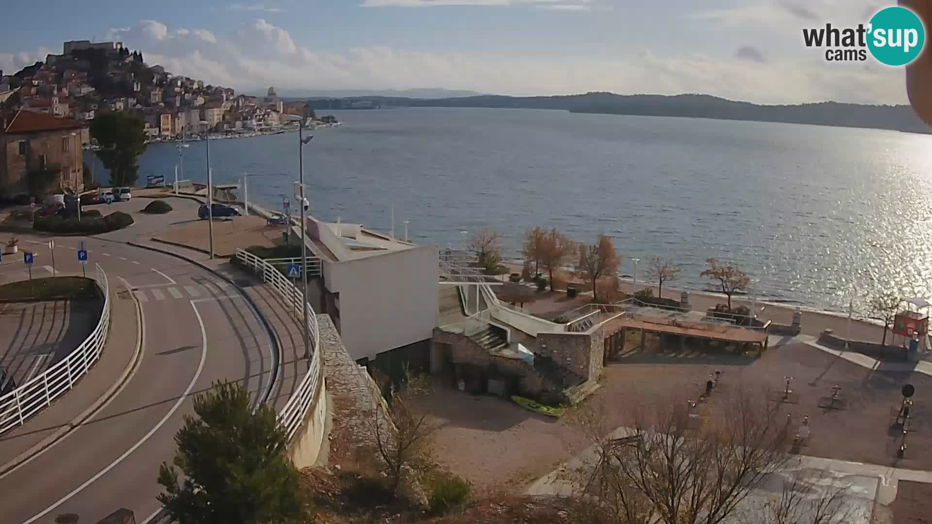 Šibenik webcam Beach Banj