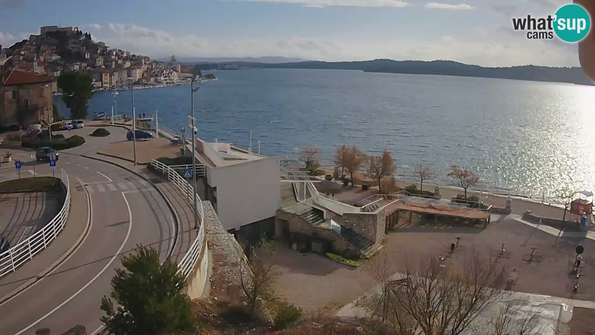 Šibenik webcam Beach Banj