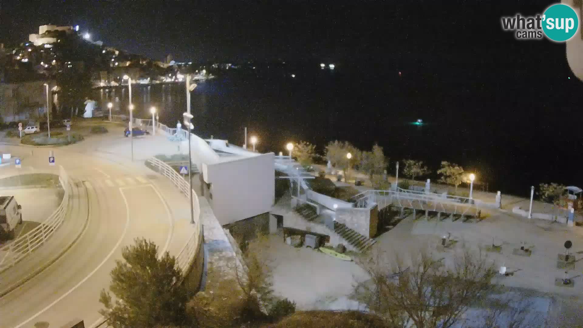 Šibenik webcam Beach Banj