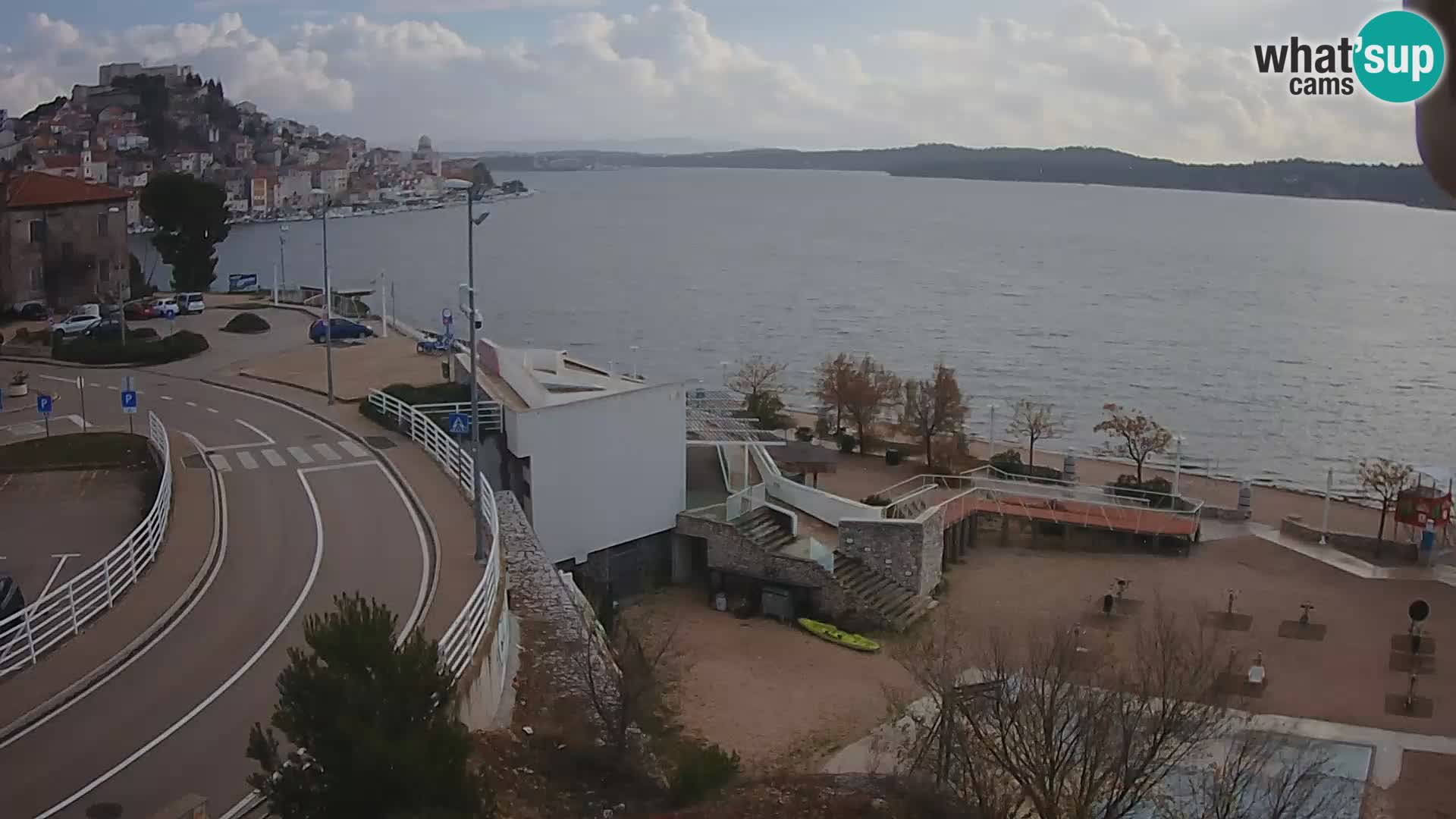 Šibenik webcam Beach Banj