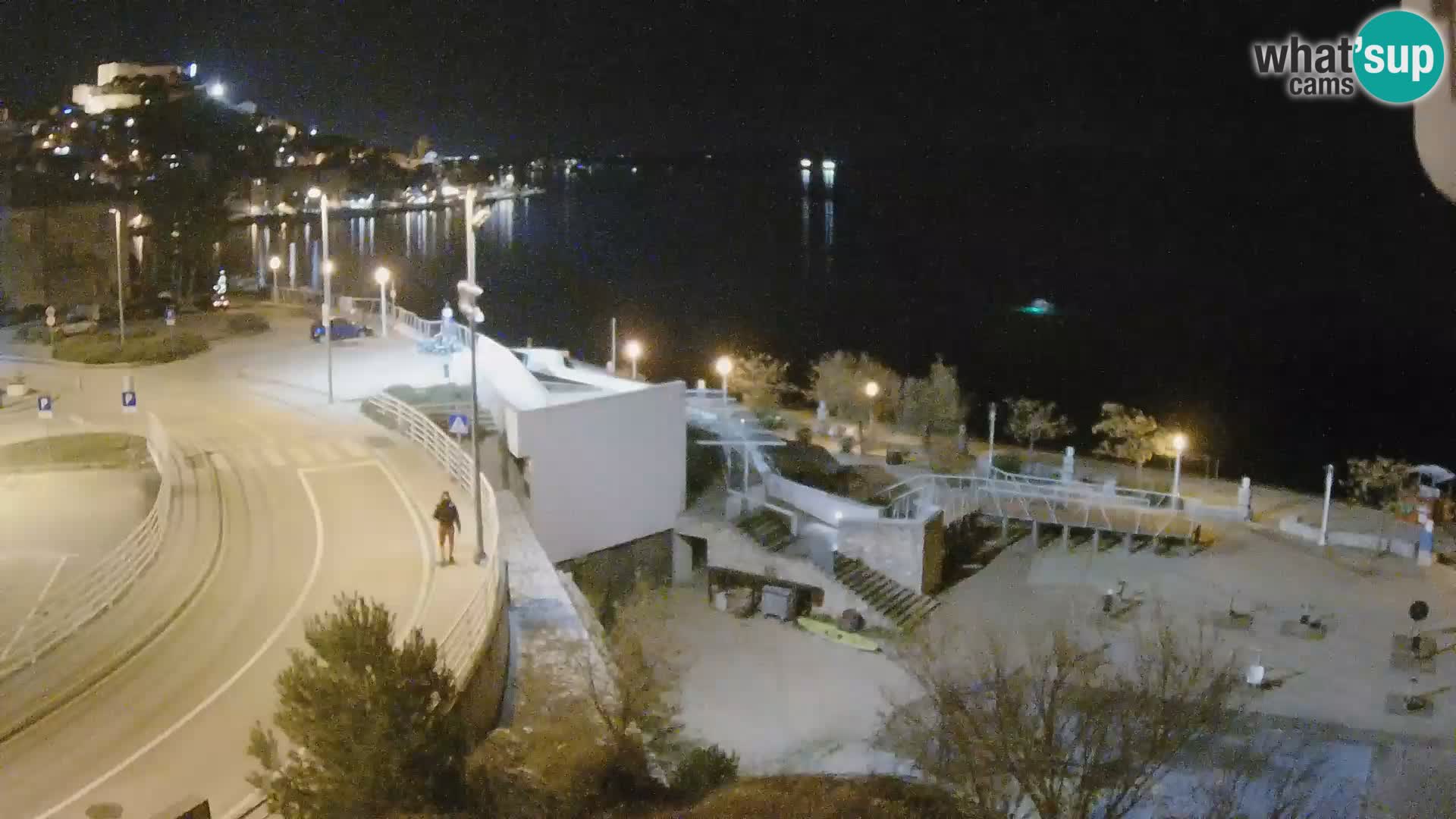 Šibenik webcam Beach Banj