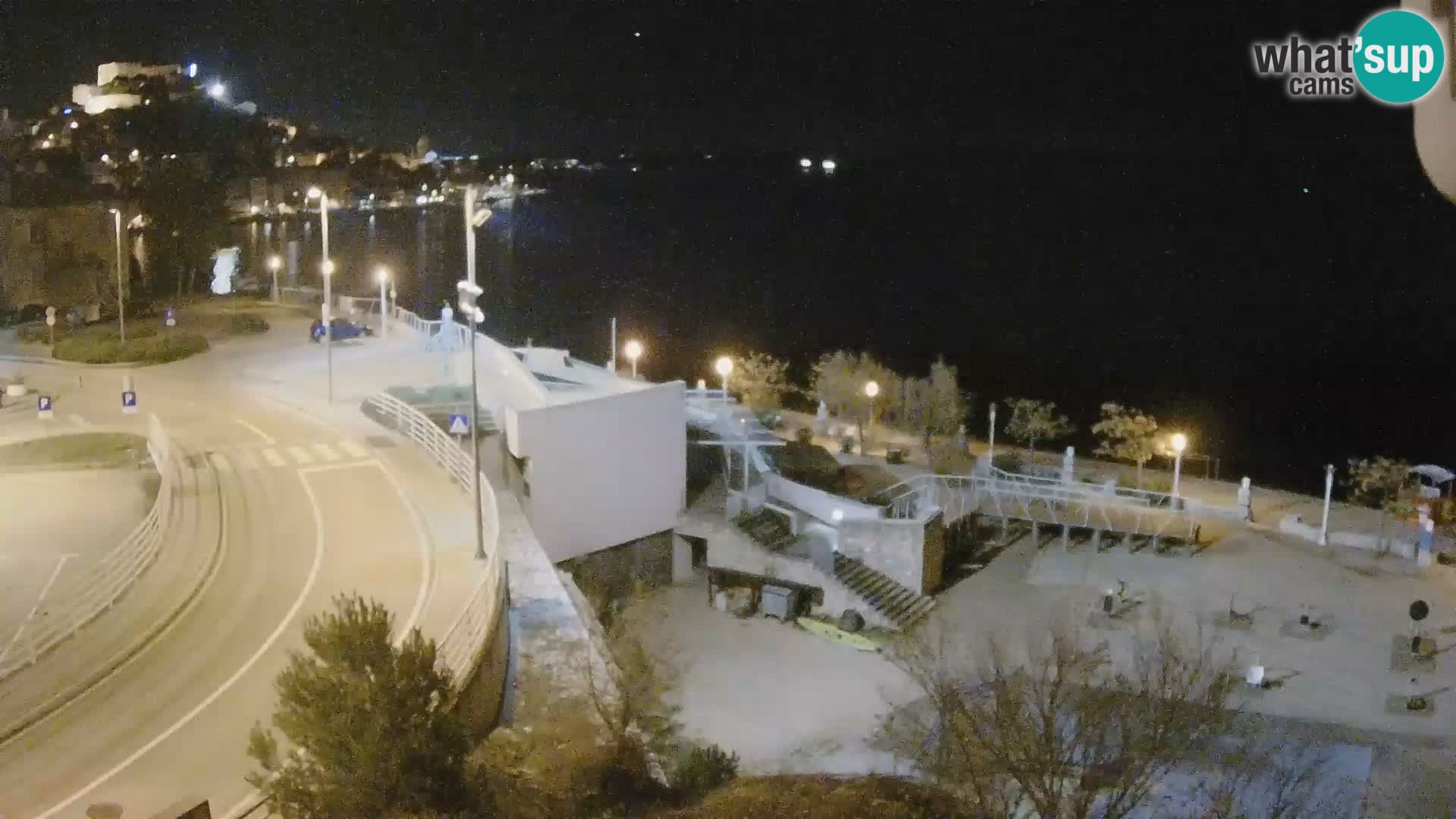 Šibenik webcam Beach Banj