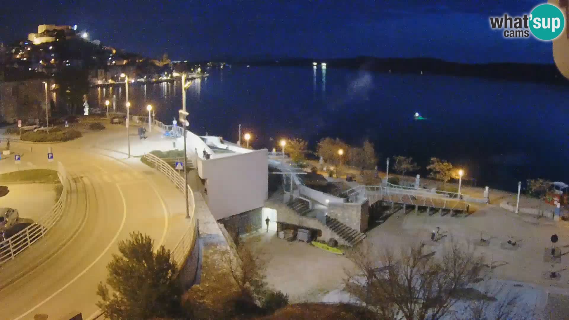 Šibenik webcam Beach Banj