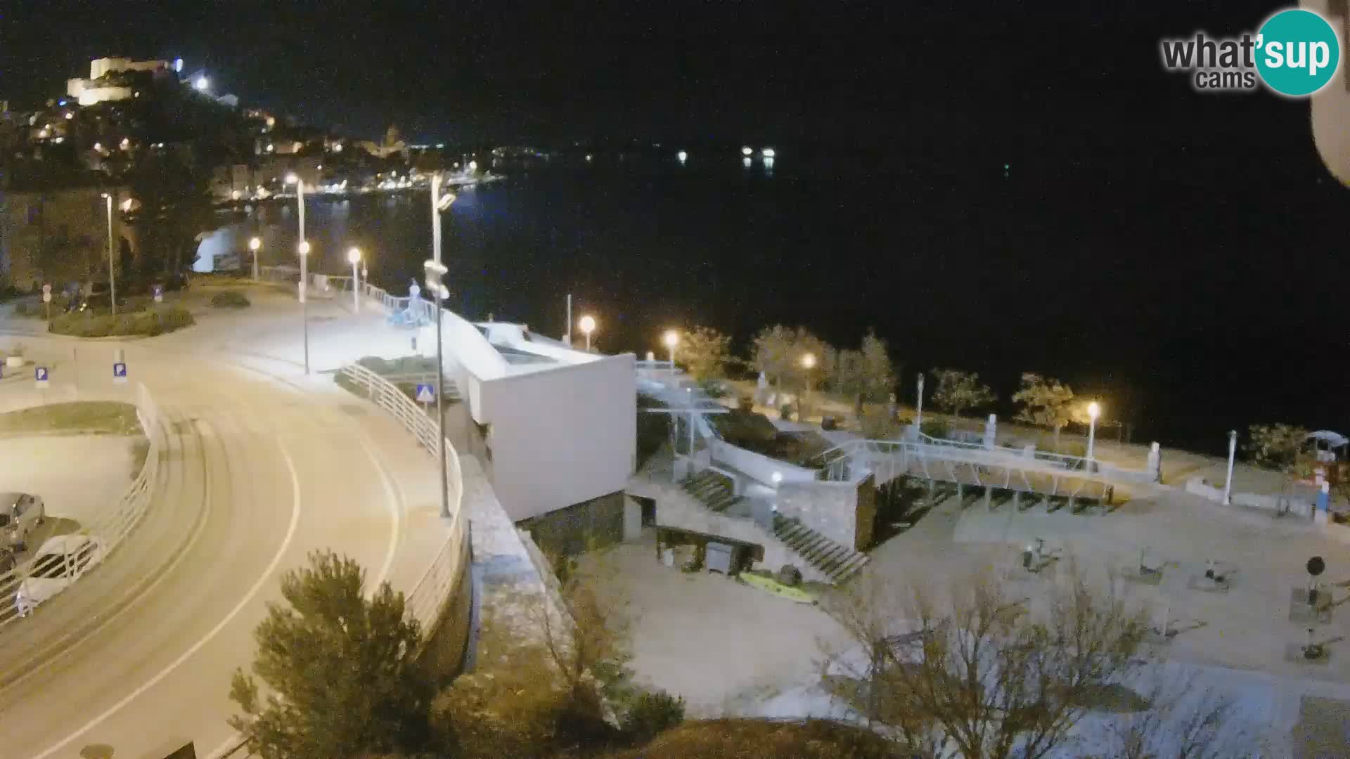 Šibenik webcam Beach Banj