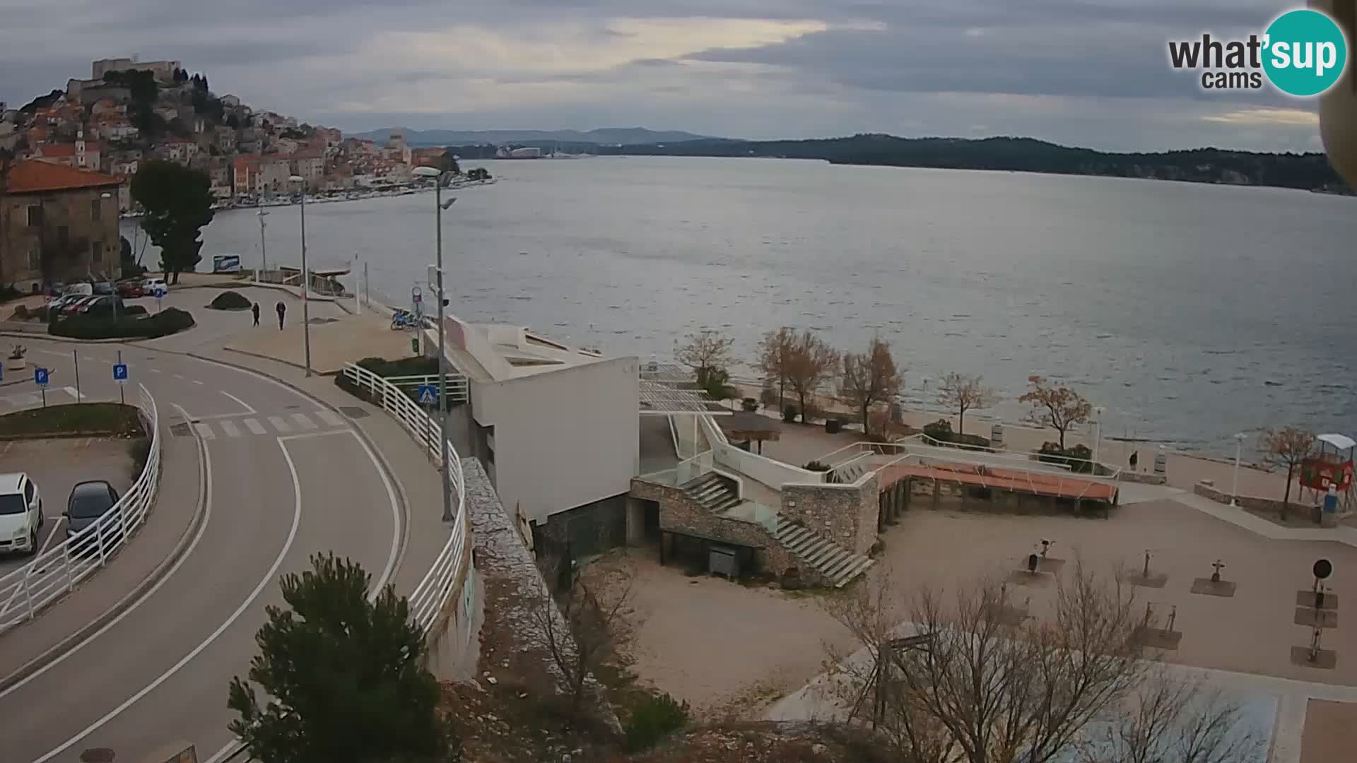 Šibenik webcam Beach Banj