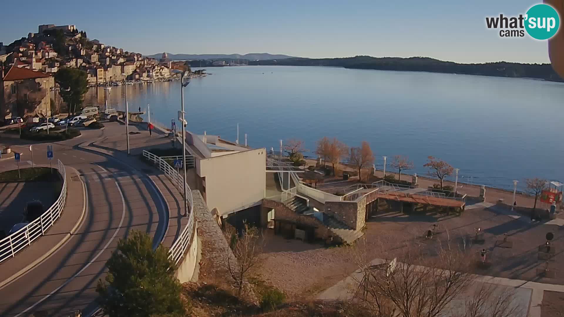 Šibenik webcam Beach Banj