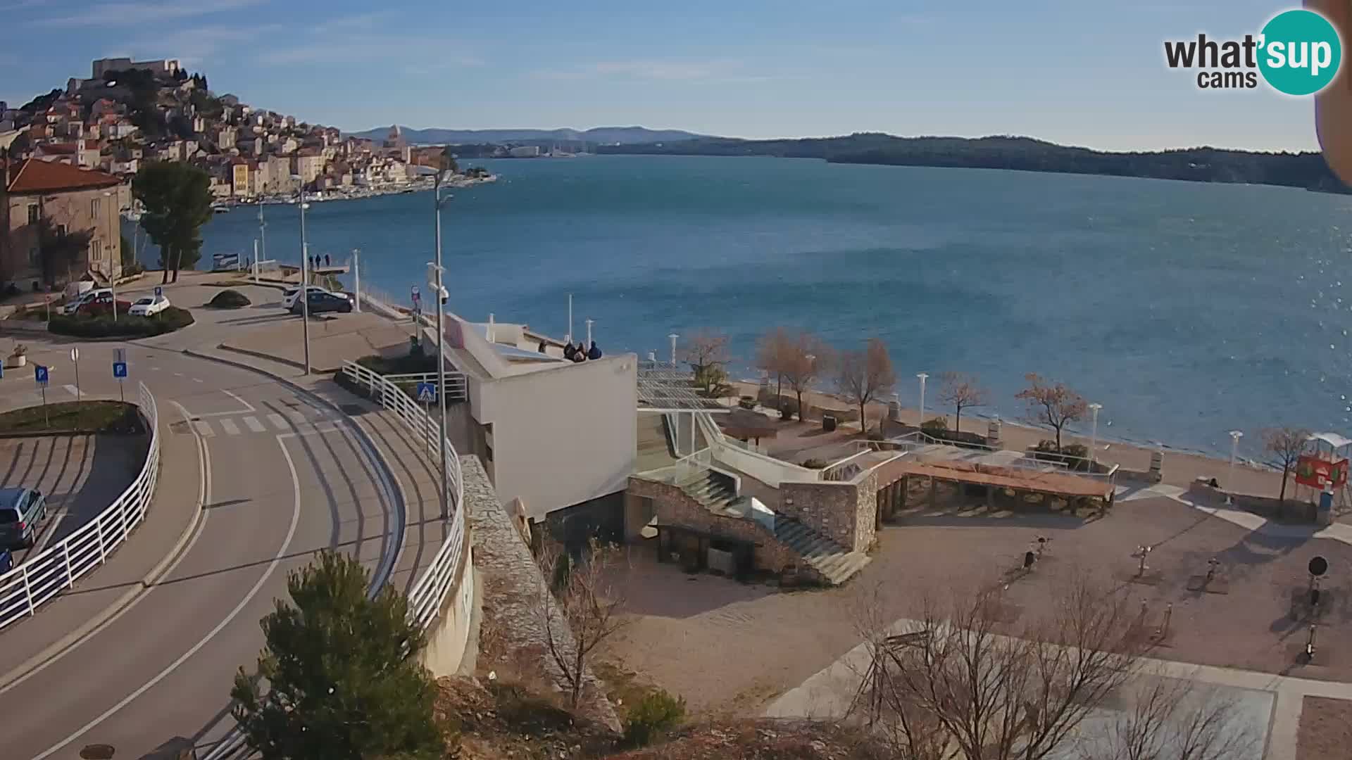 Šibenik webcam Beach Banj