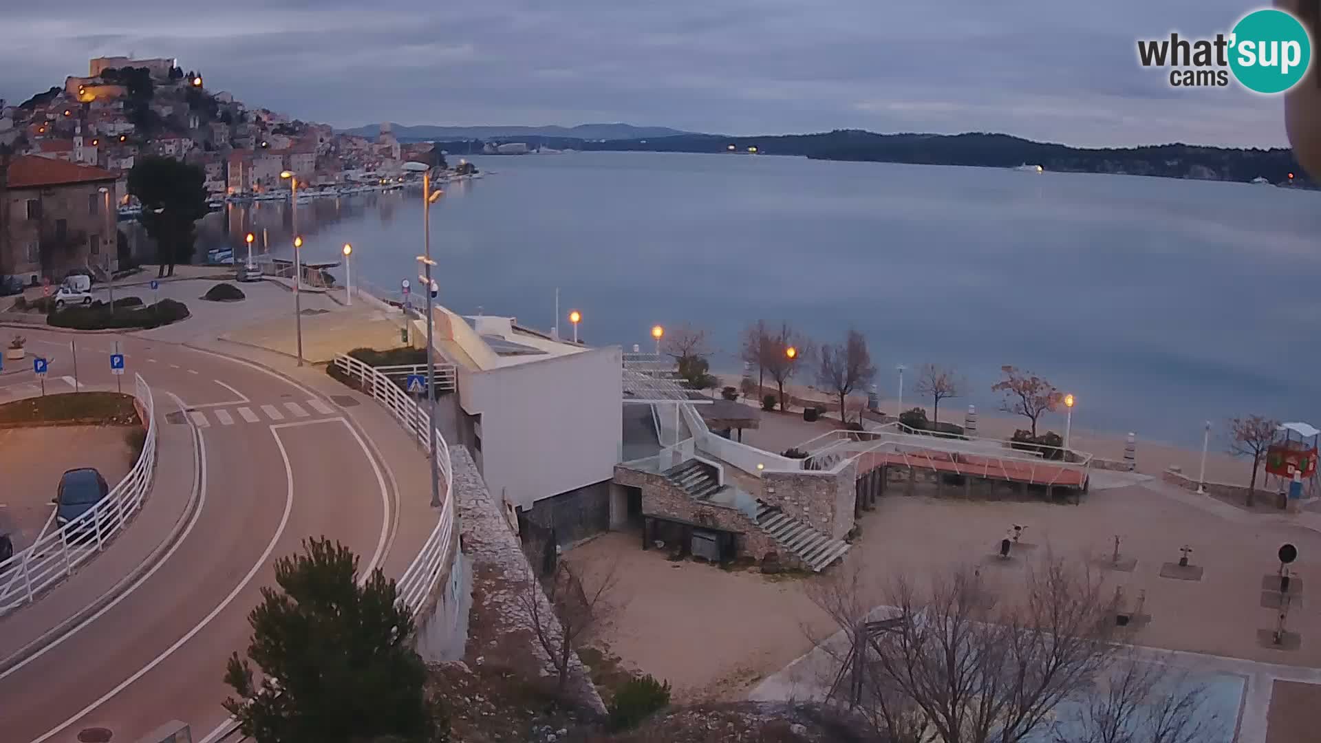 Livecam Sibenico spiaggia Banj