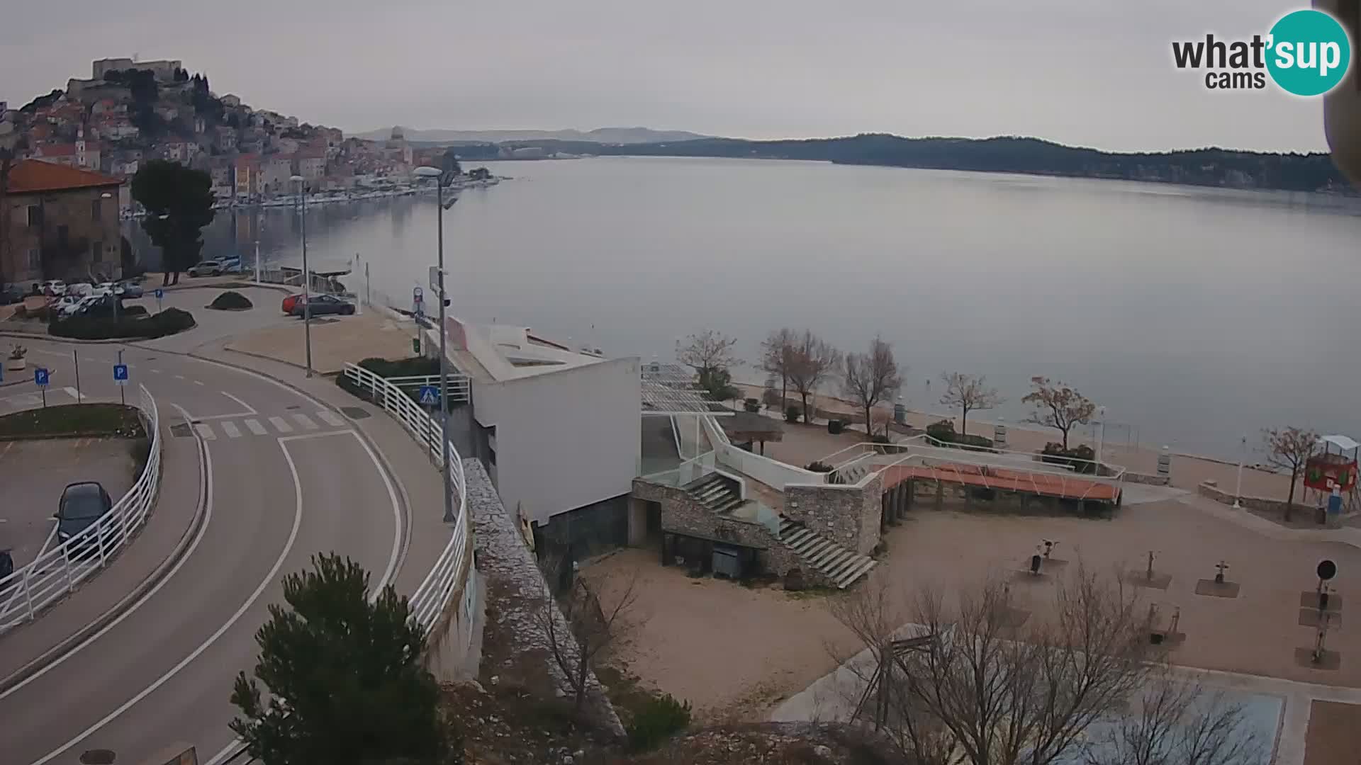 Šibenik webcam Beach Banj