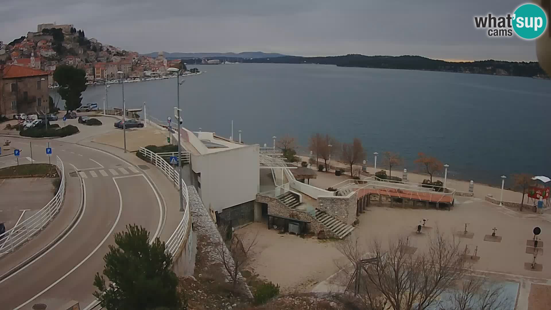 Šibenik webcam Beach Banj