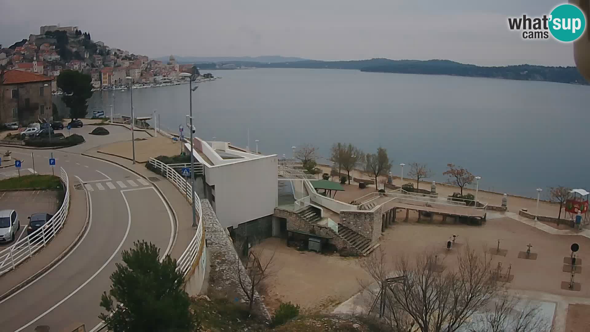 Šibenik webcam Beach Banj