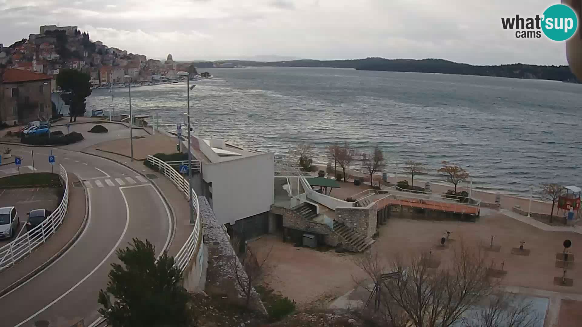 Šibenik webcam Beach Banj