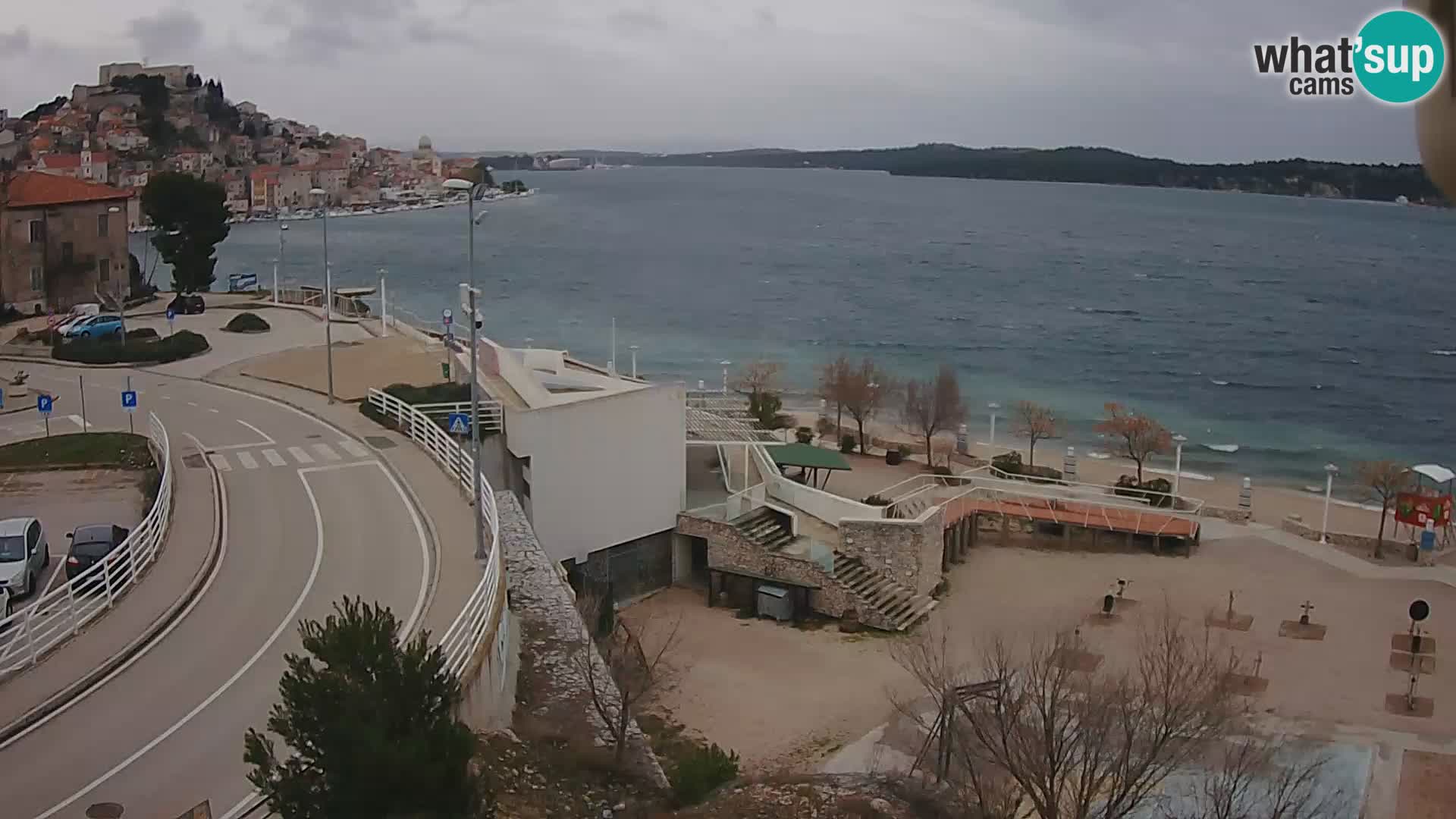 Šibenik webcam Beach Banj