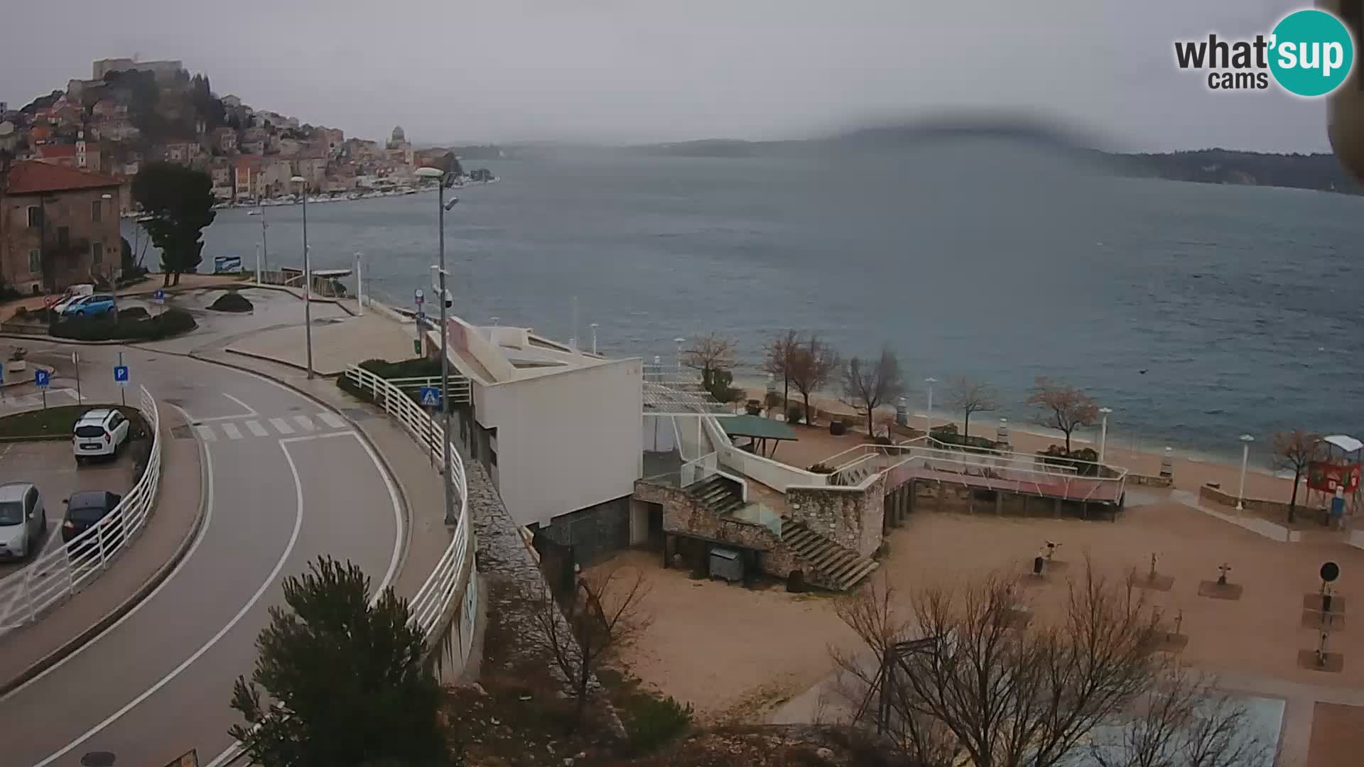 Šibenik webcam Beach Banj