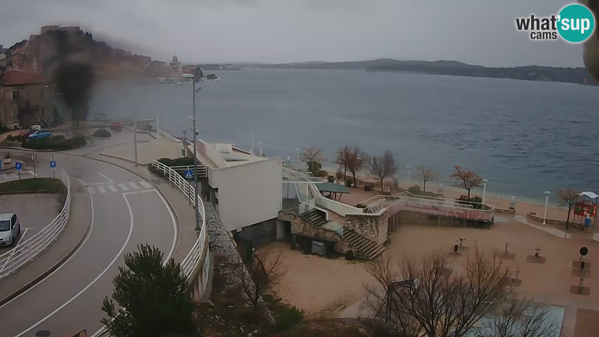 Šibenik webcam Beach Banj