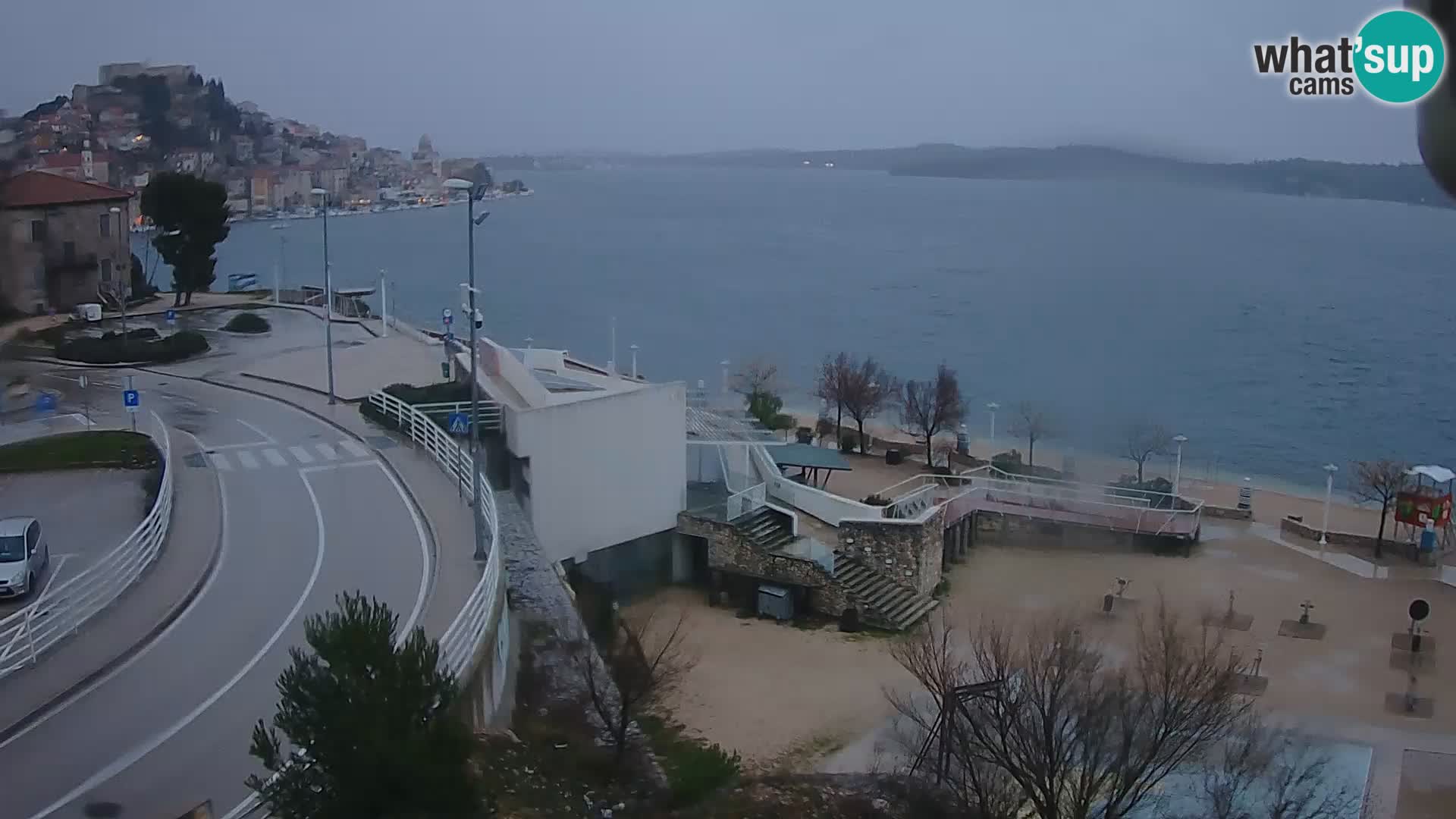 Šibenik webcam Beach Banj