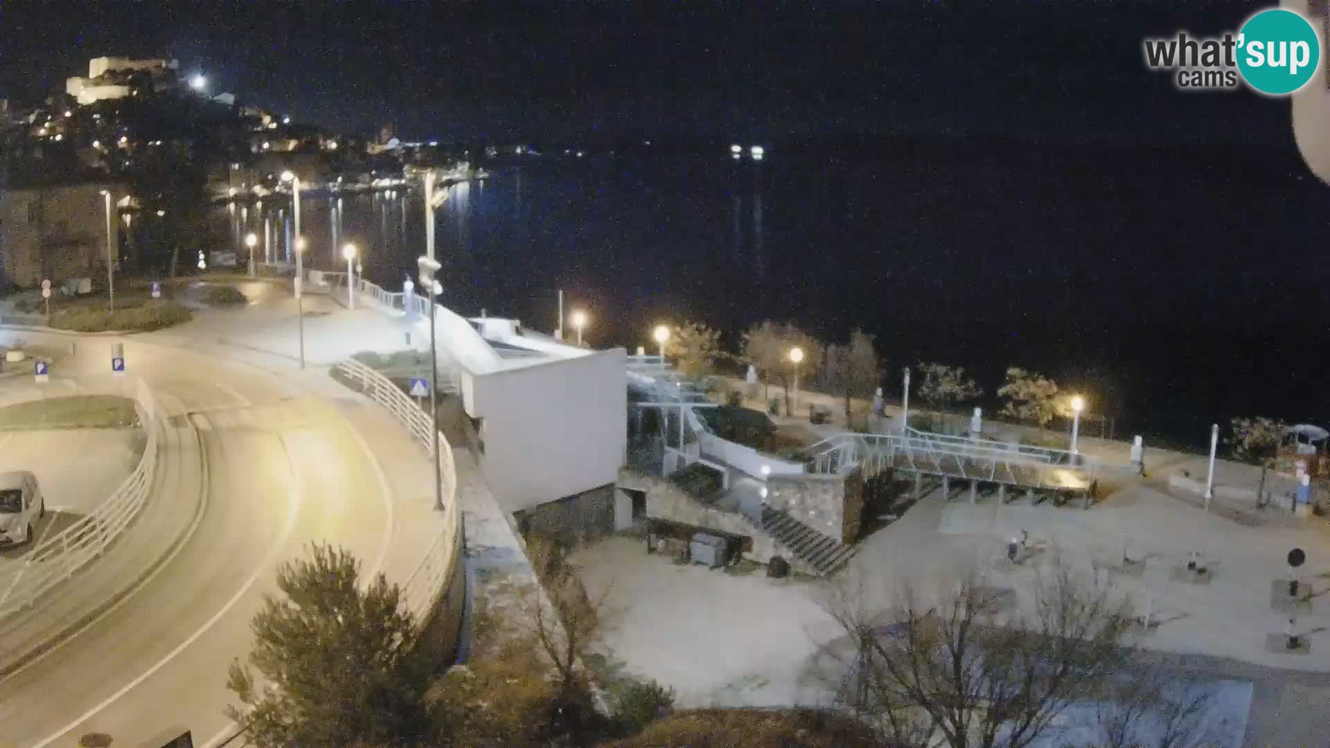 Šibenik webcam Beach Banj